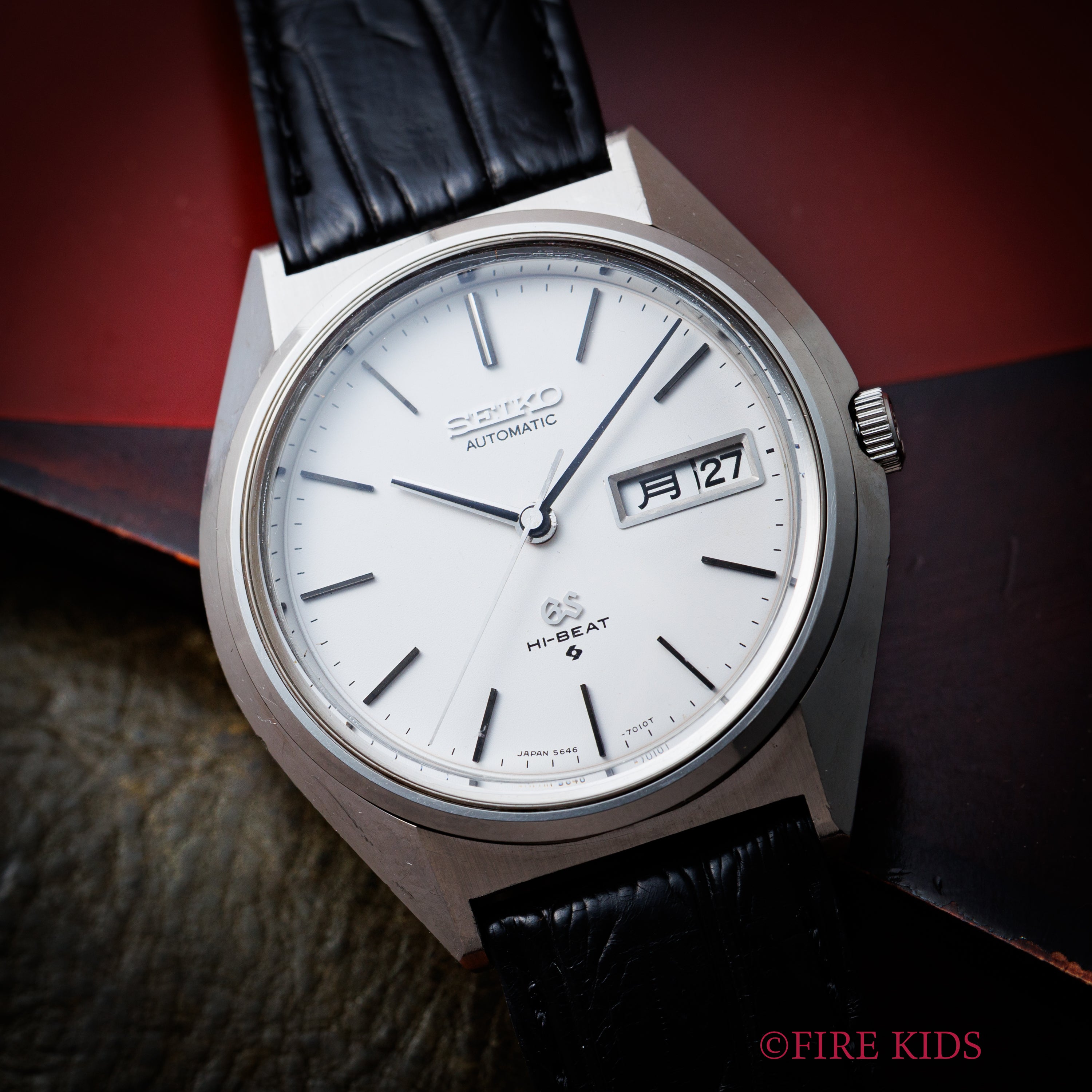 グランドセイコー 1973年製 Ref.5646-7010 56GS ホワイトダイヤル 自動巻き