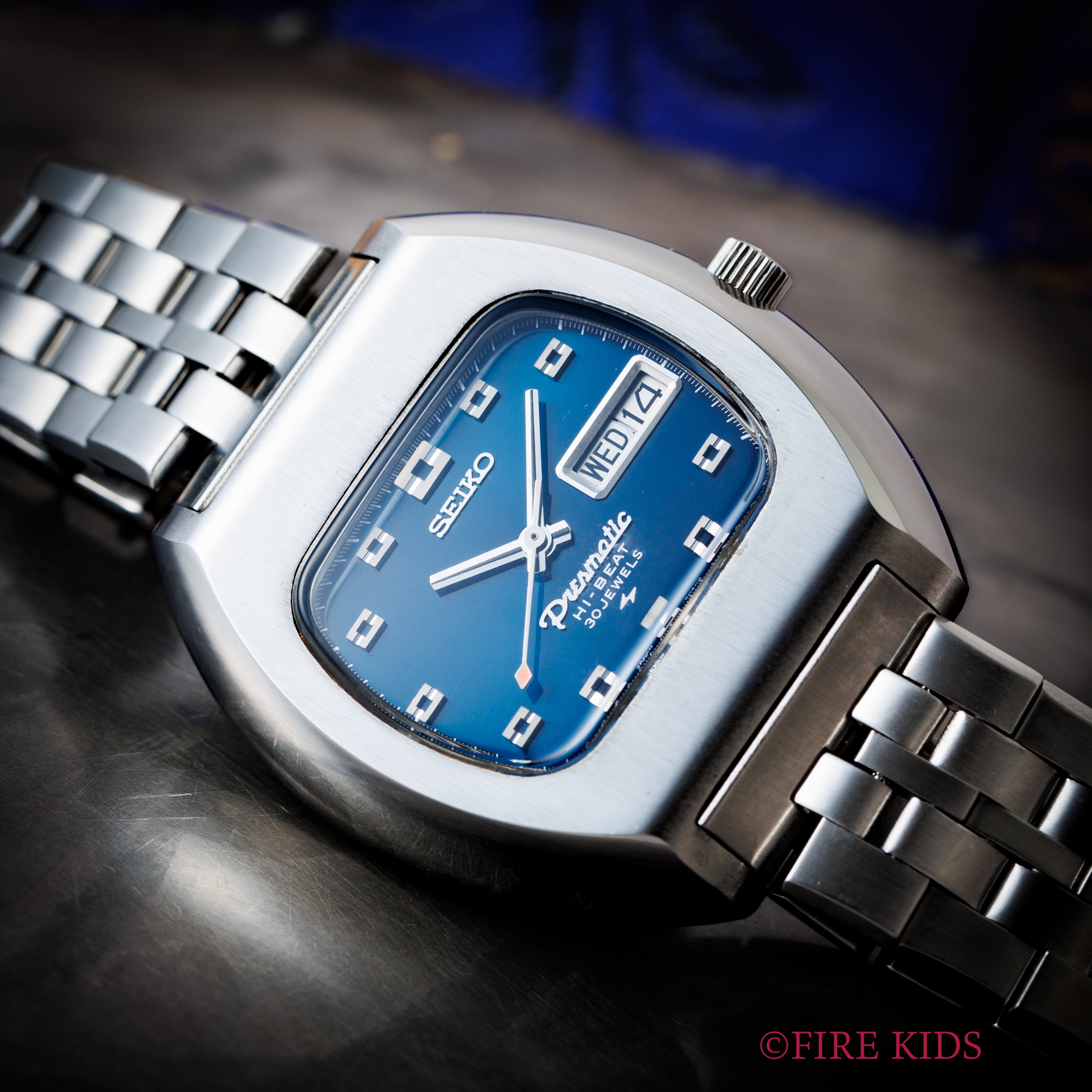 セイコー プレスマチック未使用品 ブレス付き 1970年製(昭和45年製) 自動巻 タグ付き