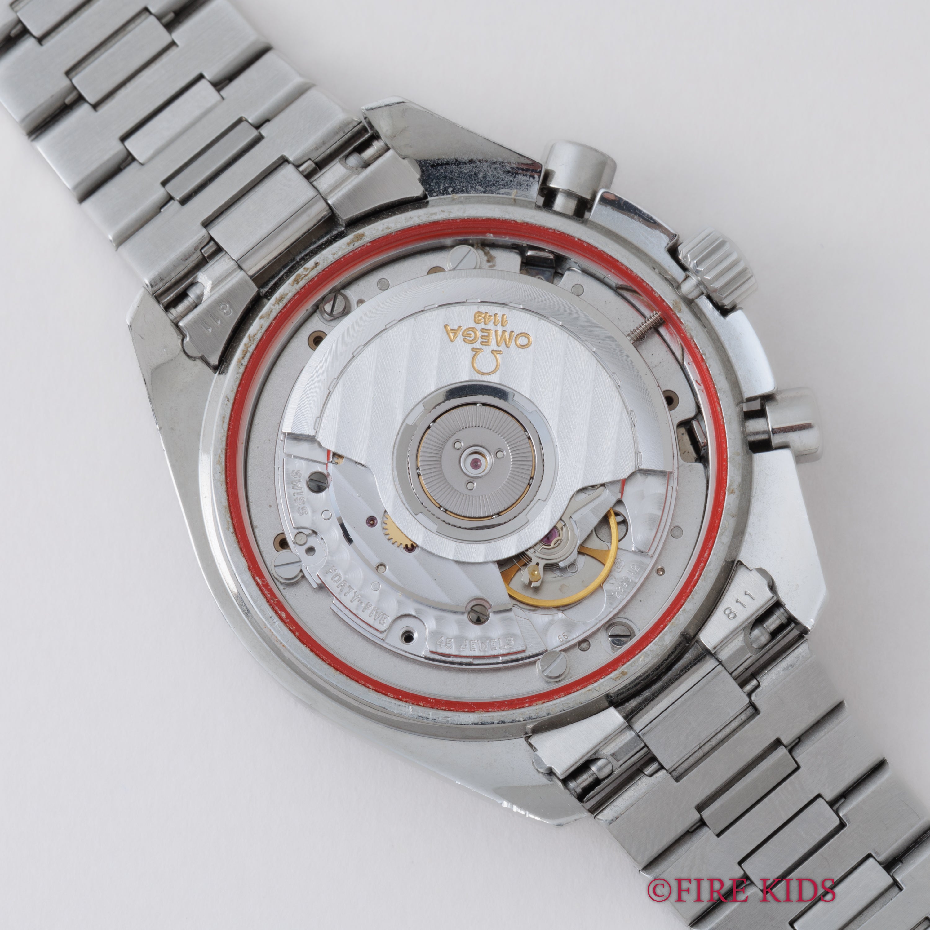 オメガ スピードマスター レーシング 1996年~1998年製 シューマッハ Ref.3510.12 イエローダイヤル 箱、ギャラ付き