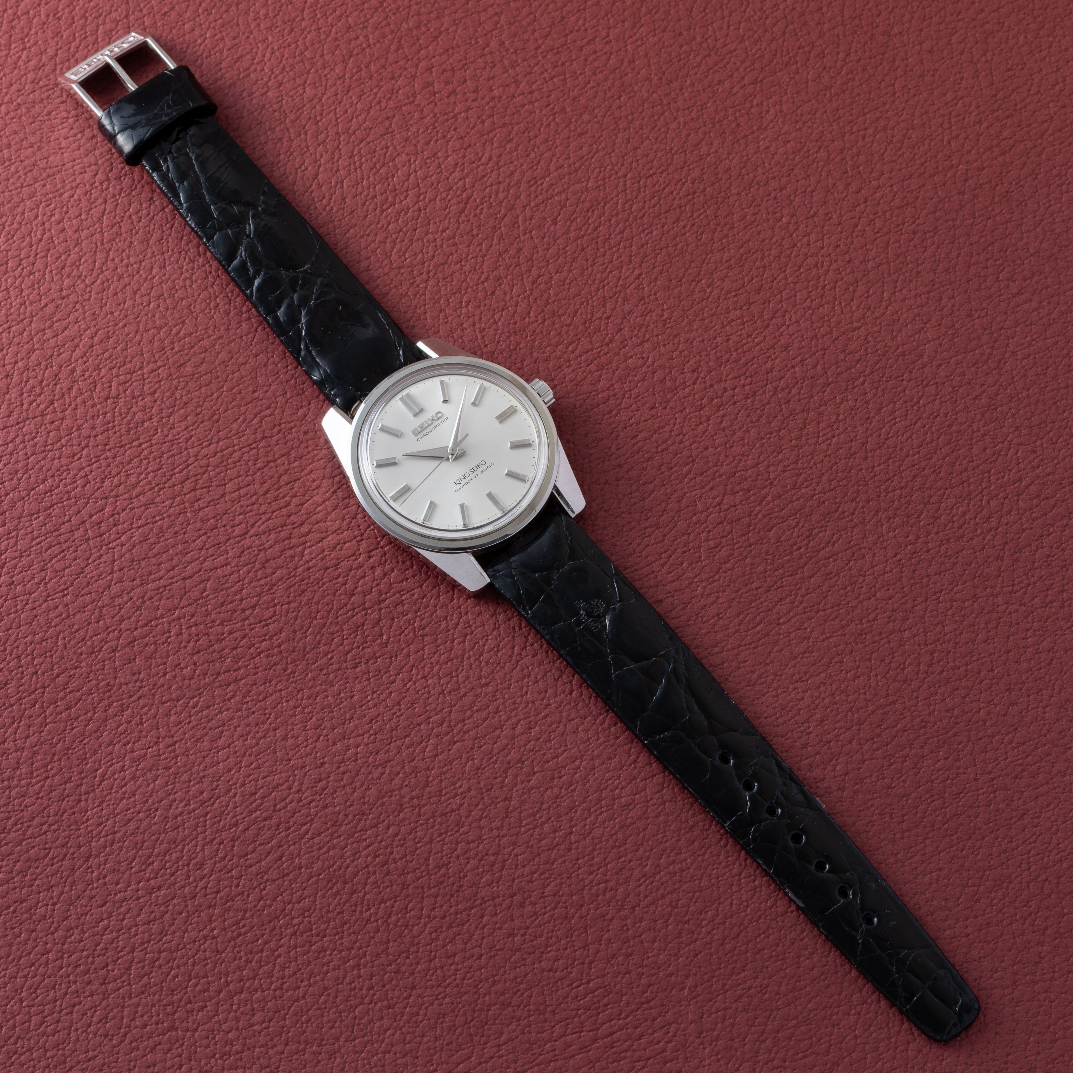 キングセイコー クロノメーター 1966年製 後期型 44KS Ref.4420-9990 純正尾錠付き