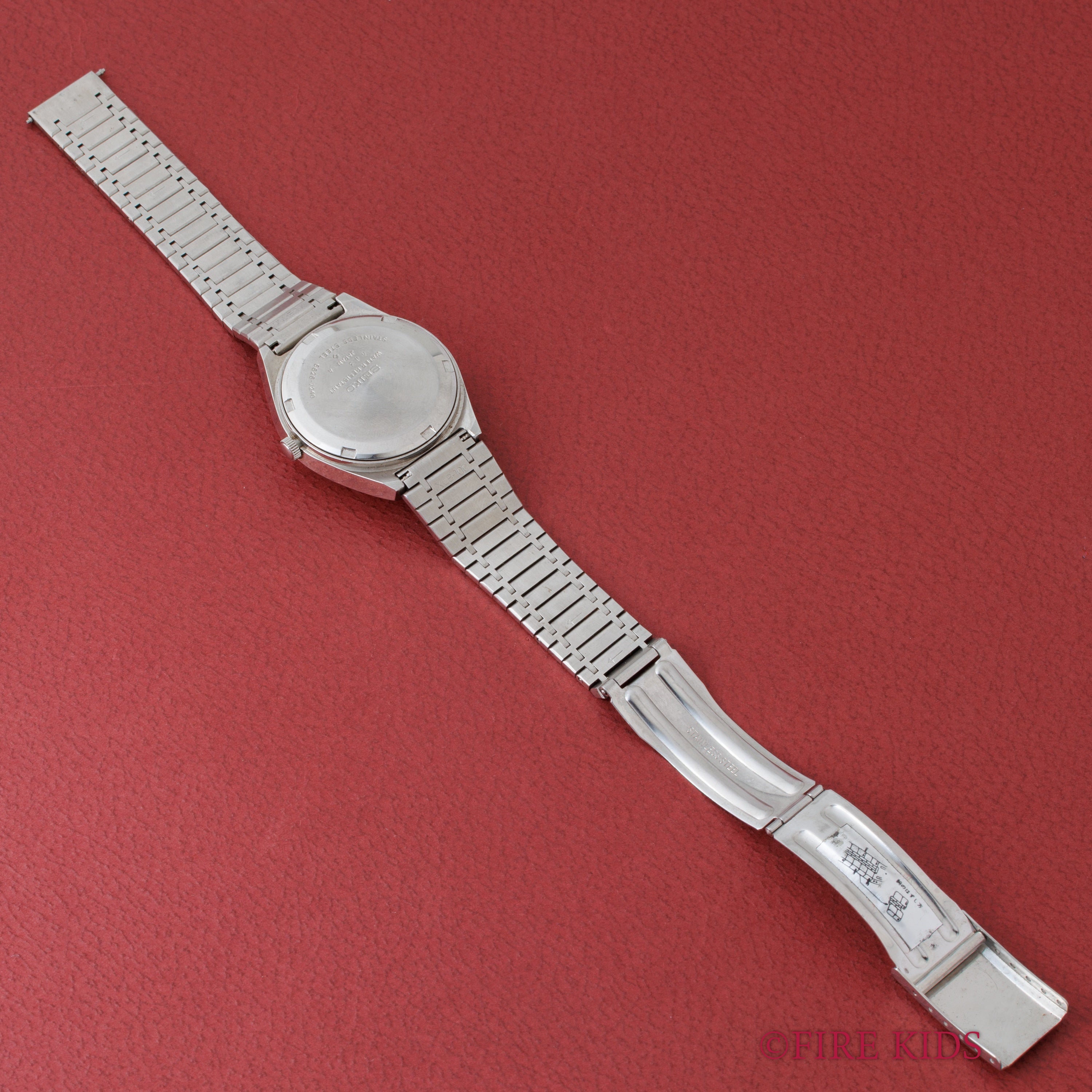 セイコー キングセイコーバナック 1974年製 グリーンダイヤル カットガラス 未使用タグ付き 純正ブレス