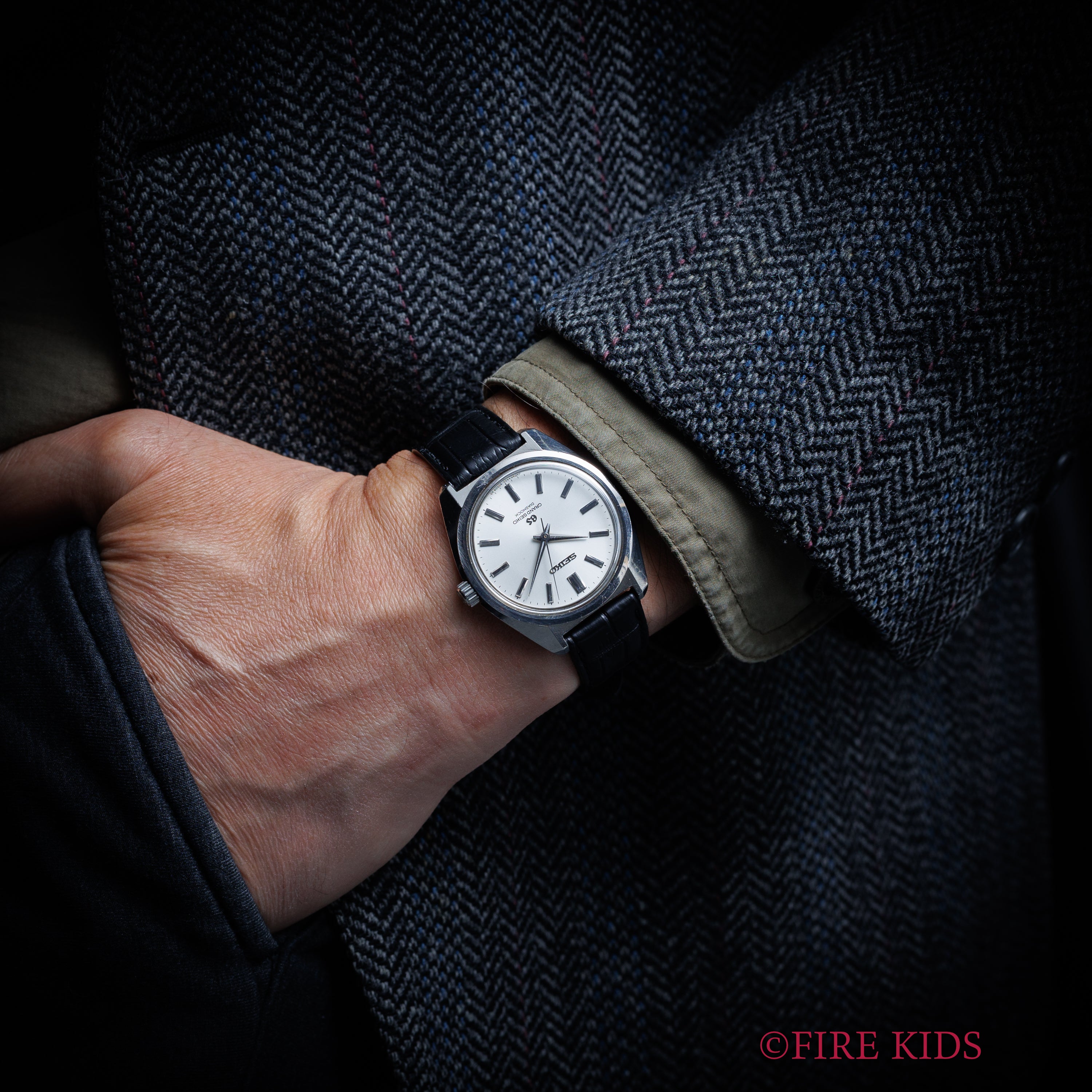 グランドセイコー 手巻き 1967年製 44GS前期 手巻 Ref.4420-9000 セイコースタイルケース