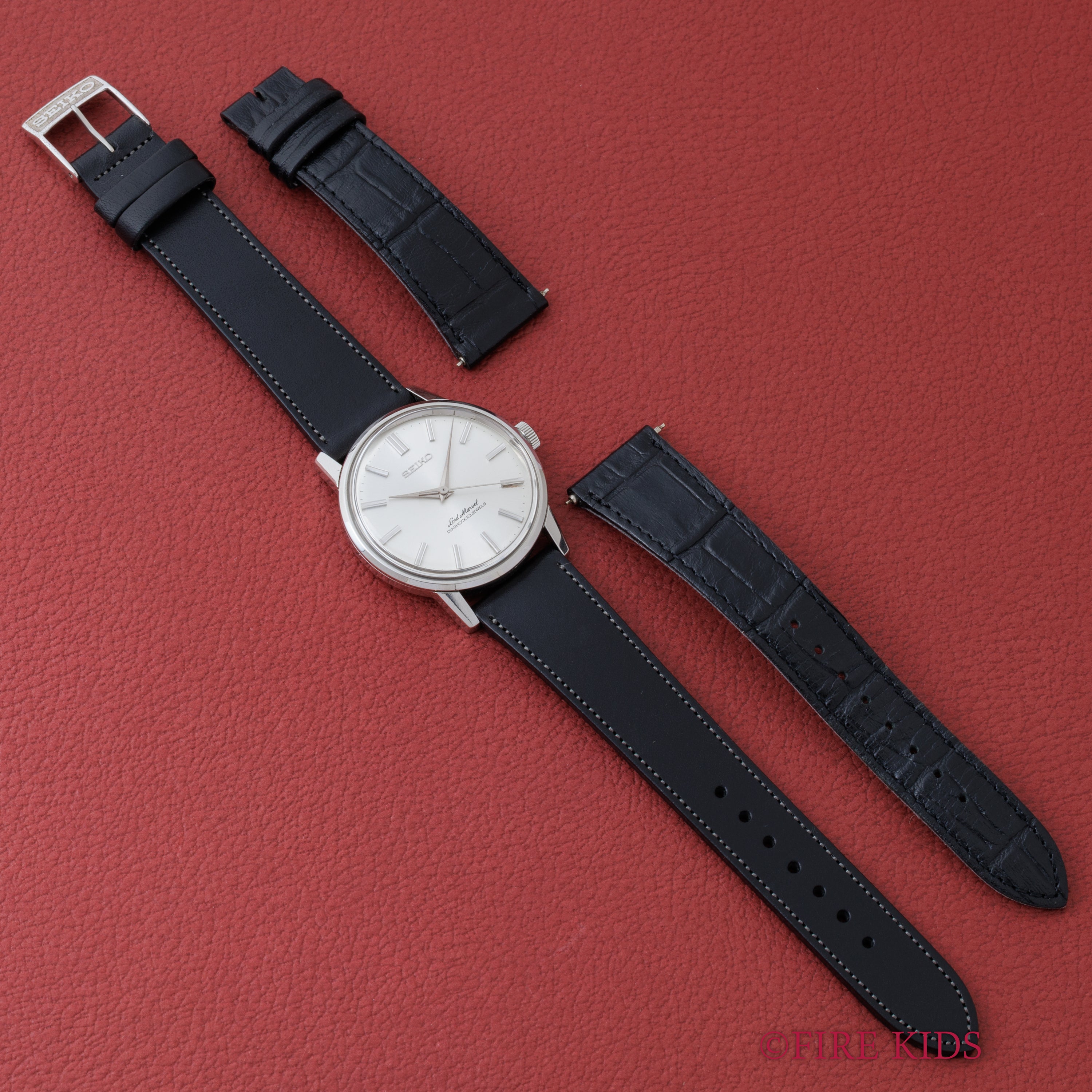 セイコー ロードマーベル 1966年製 Ref.5740-0010 ロービート手巻き タツノオトシゴ 純正革ベルト、純正尾錠付き