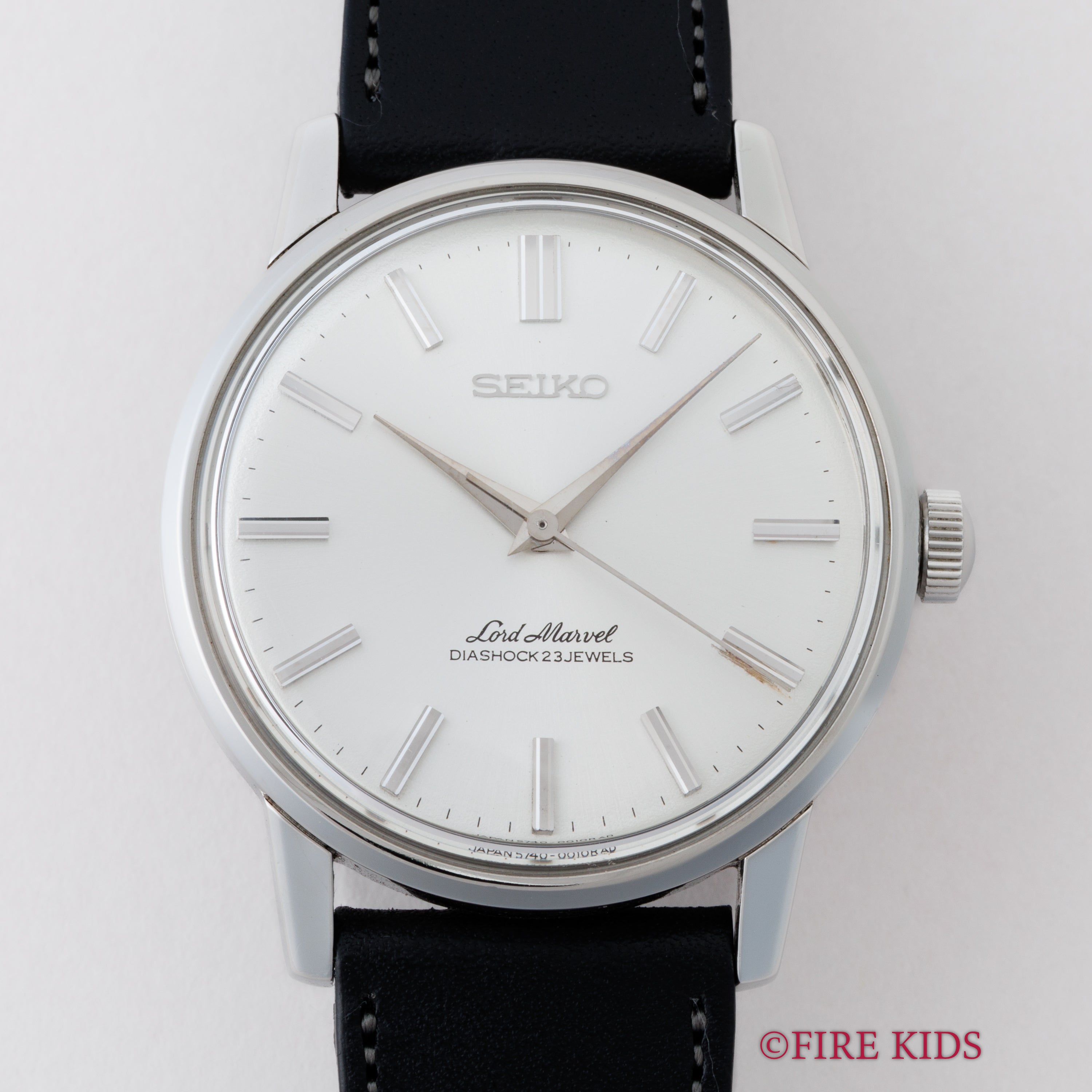 セイコー ロードマーベル 1966年製 Ref.5740-0010 ロービート手巻き タツノオトシゴ 純正革ベルト、純正尾錠付き