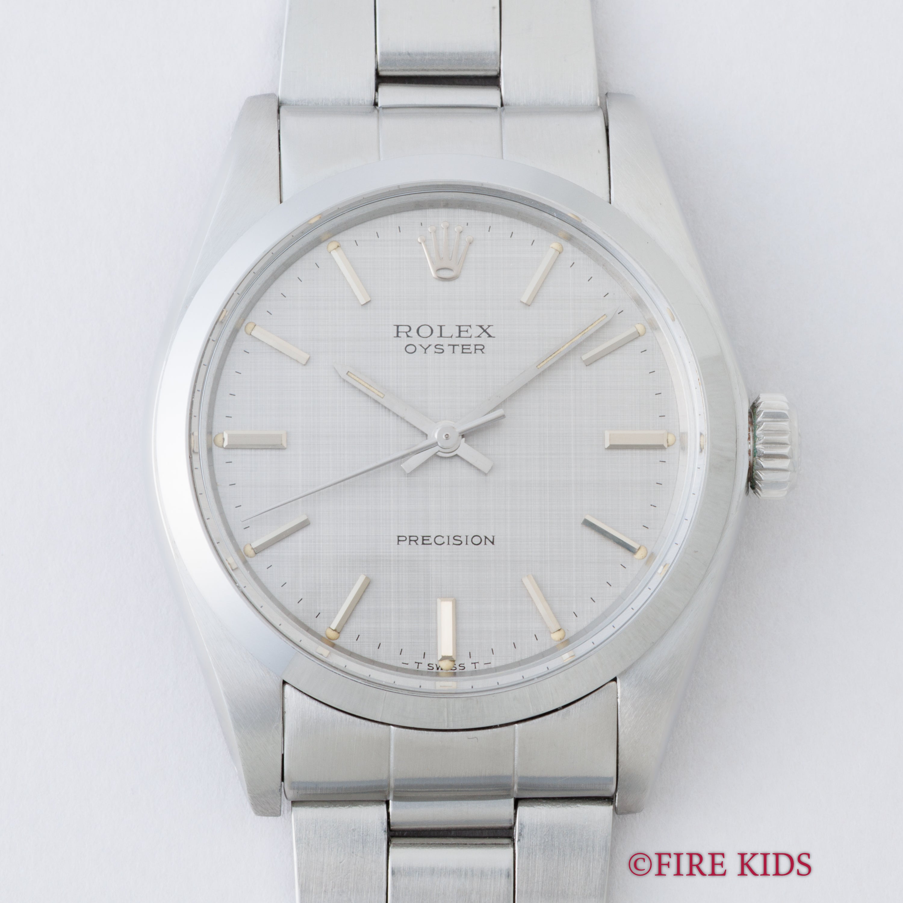 ロレックス オイスター 1972年製 Ref.6426 手巻 リネンダイヤル 純正オイスターブレス