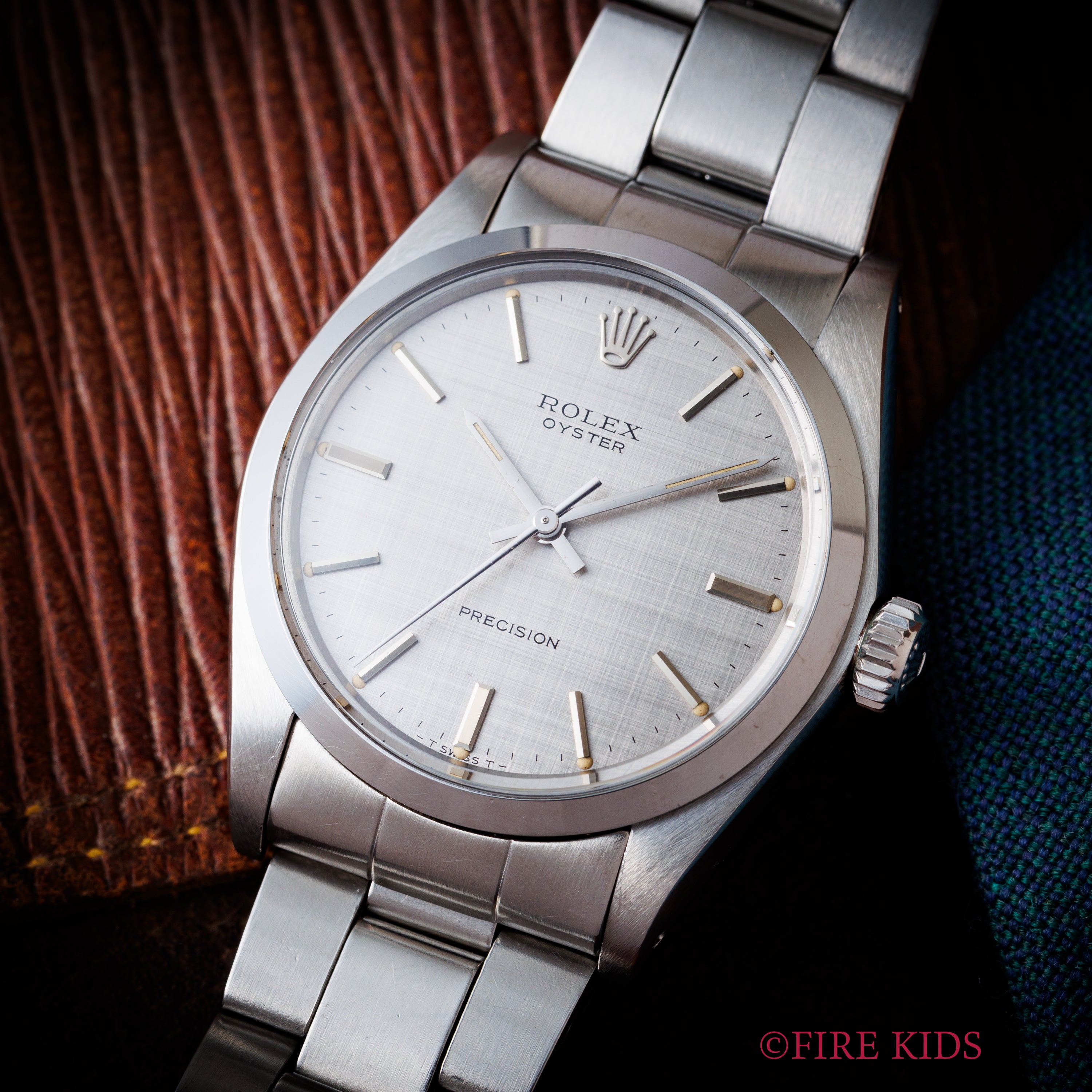 ロレックス オイスター 1972年製 Ref.6426 手巻 リネンダイヤル 純正オイスターブレス