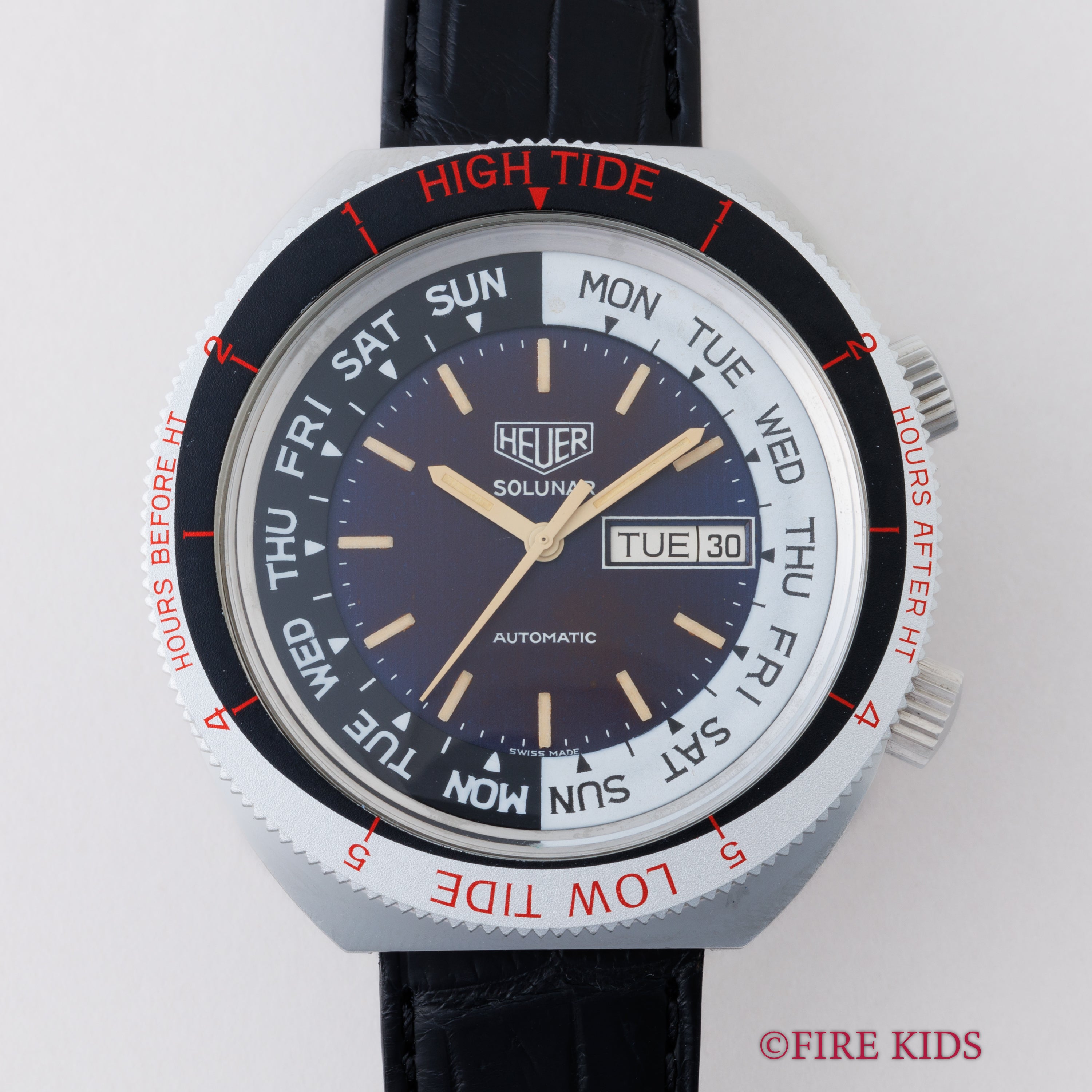 ホイヤー ソルナール2ndモデル Ref.279.603 2週間ベゼル 1970年代半ば~後半製 自動巻き