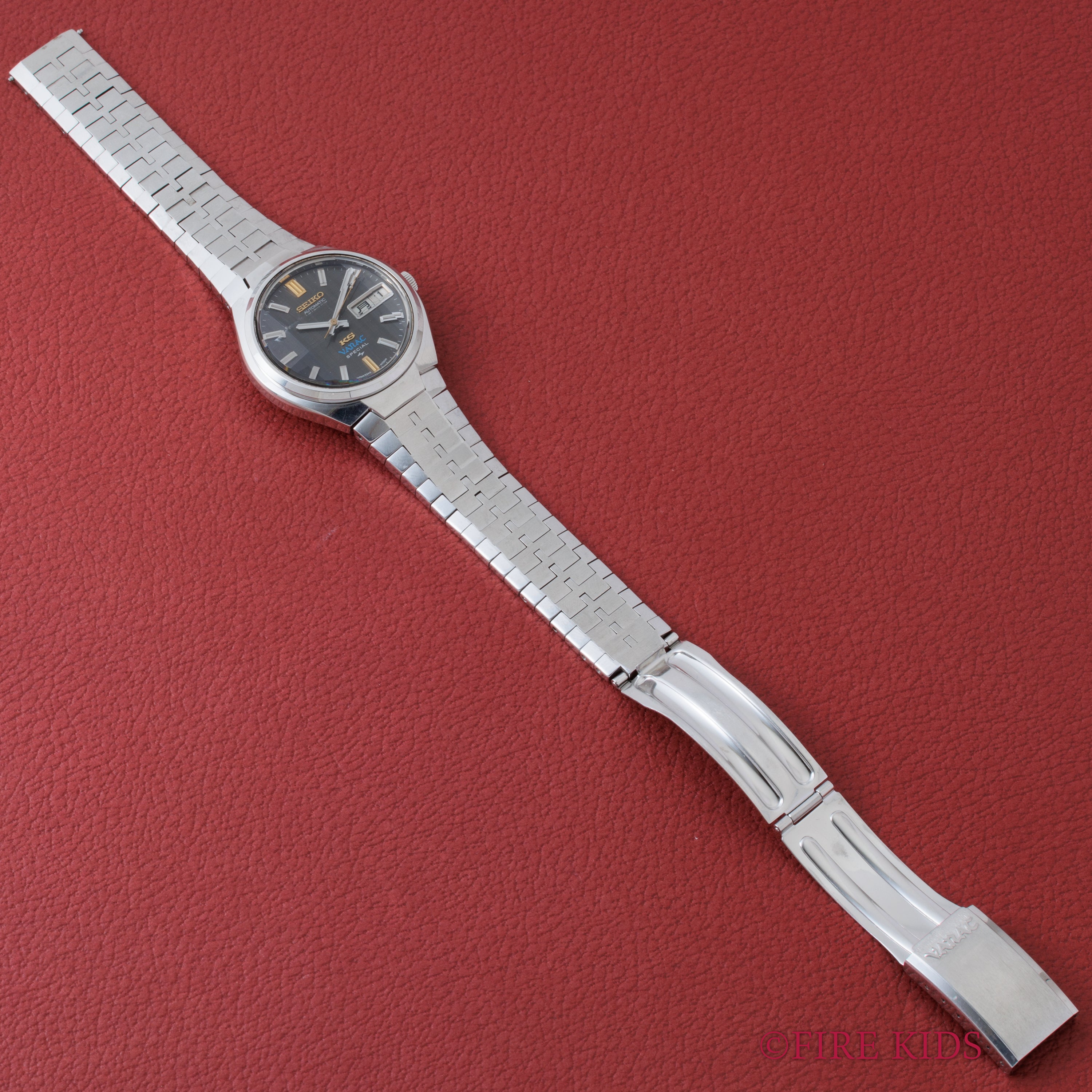 キングセイコー バナック スペシャル 1972年製 Ref.5246-6040 グレーダイヤル カットガラス ハイビート自動巻き