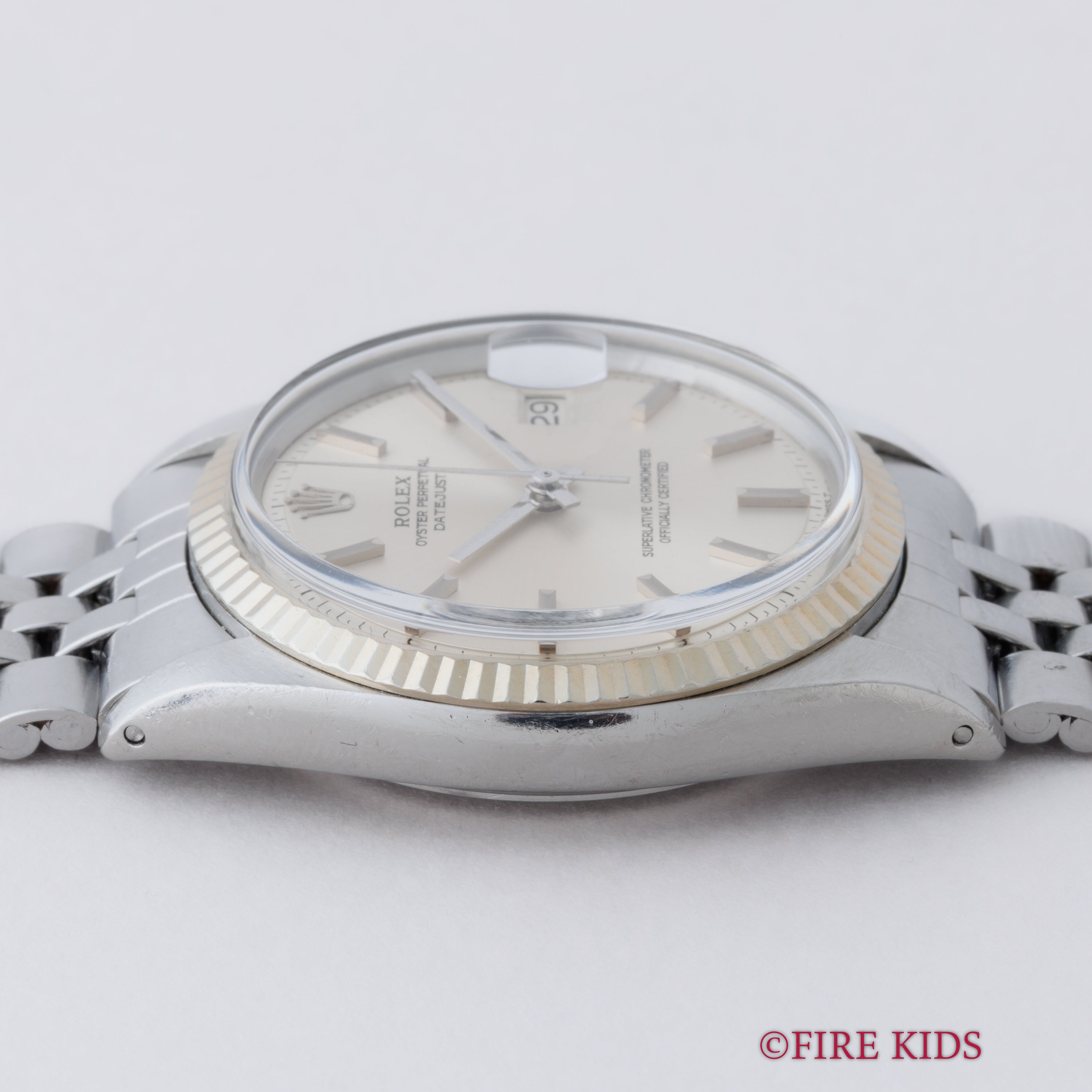 ロレックス デイトジャスト 1970年製 Ref.1601 シルバーダイヤル 自動巻 純正ジュビリーブレス 夜光無し