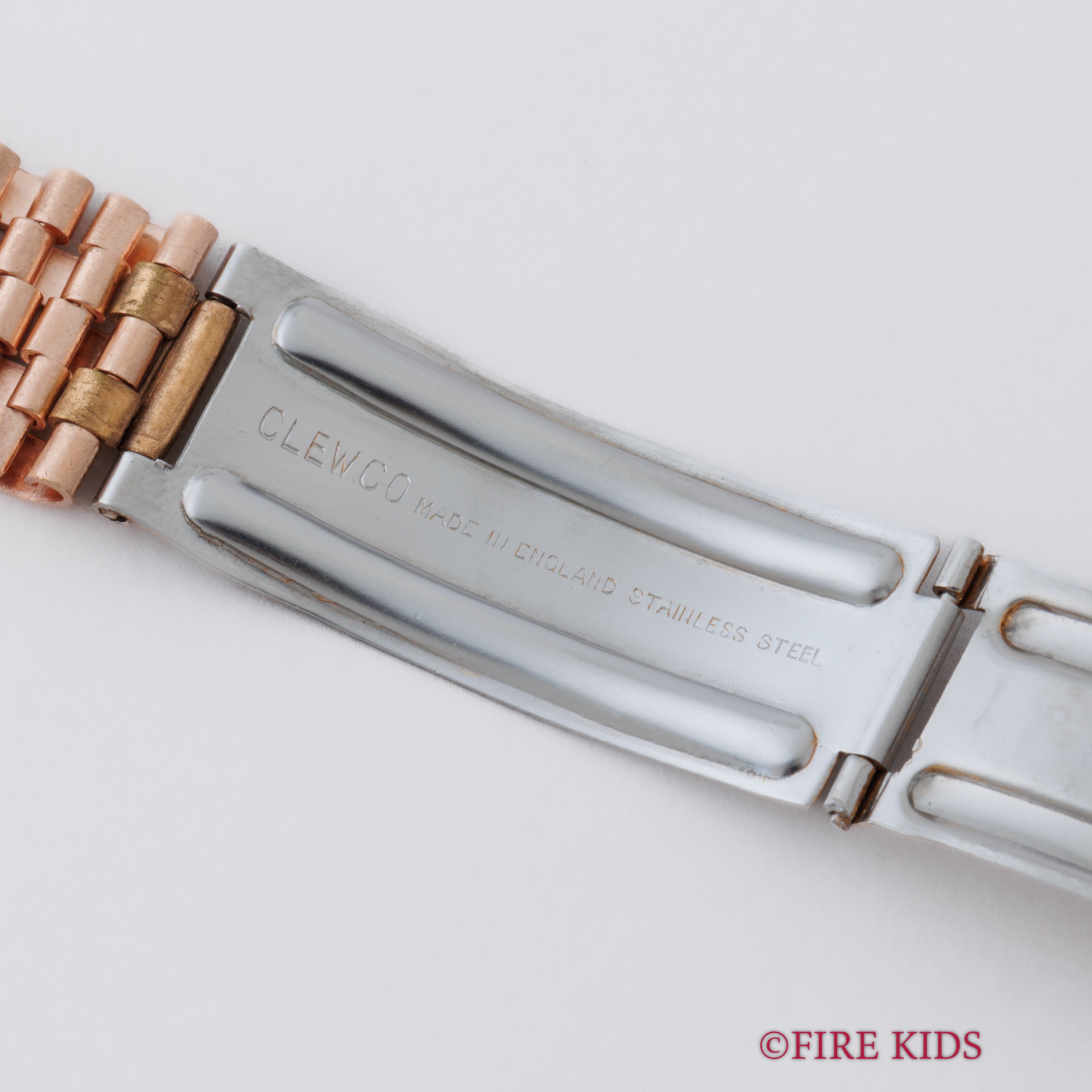 ロレックス 9金無垢ピンクゴールド バブルバック 1938年製 Ref.3372 エンジンターンドベゼル CLEWCOブレス