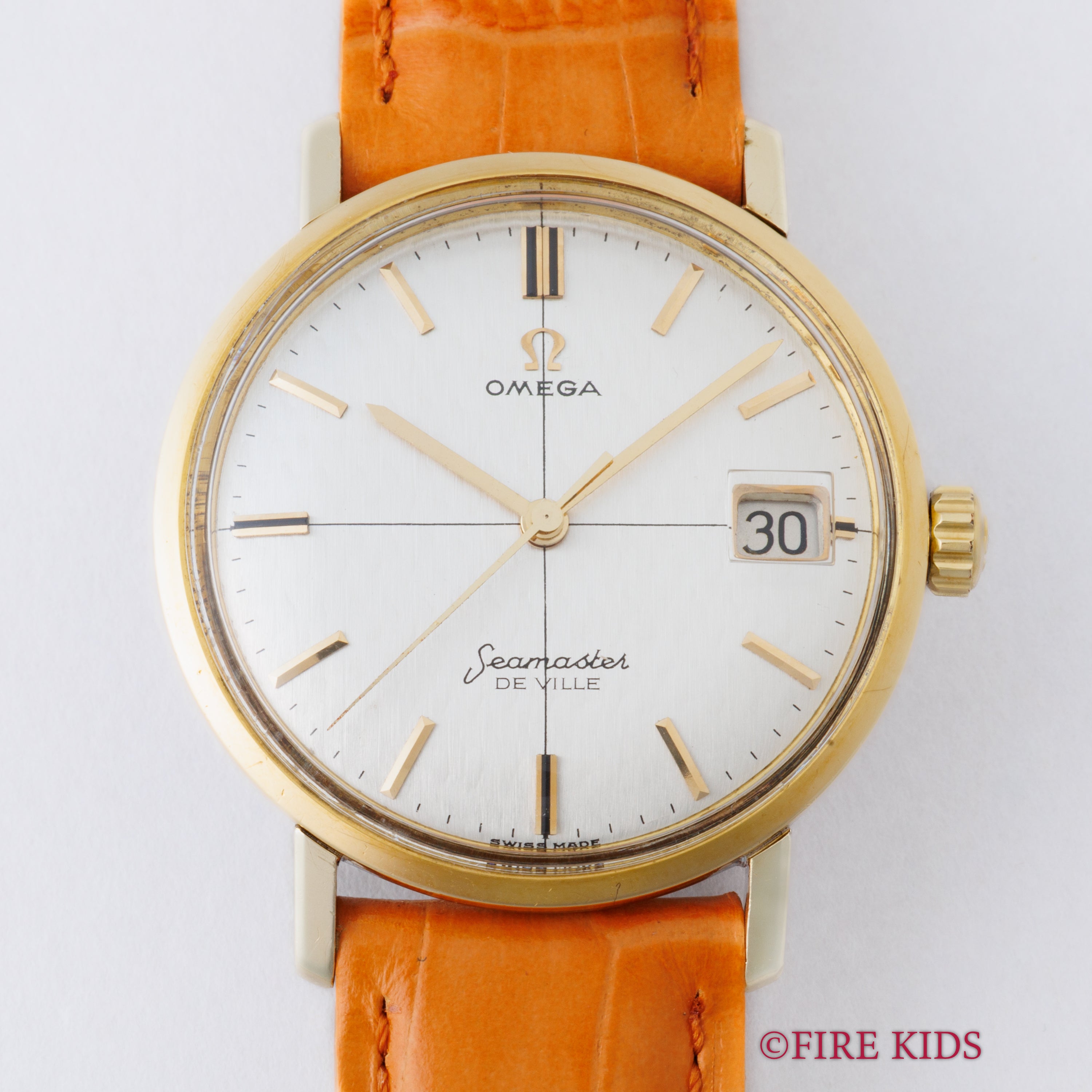 オメガ シーマスター デ・ヴィル 1963年製 金張り ワンピースケース 自動巻き