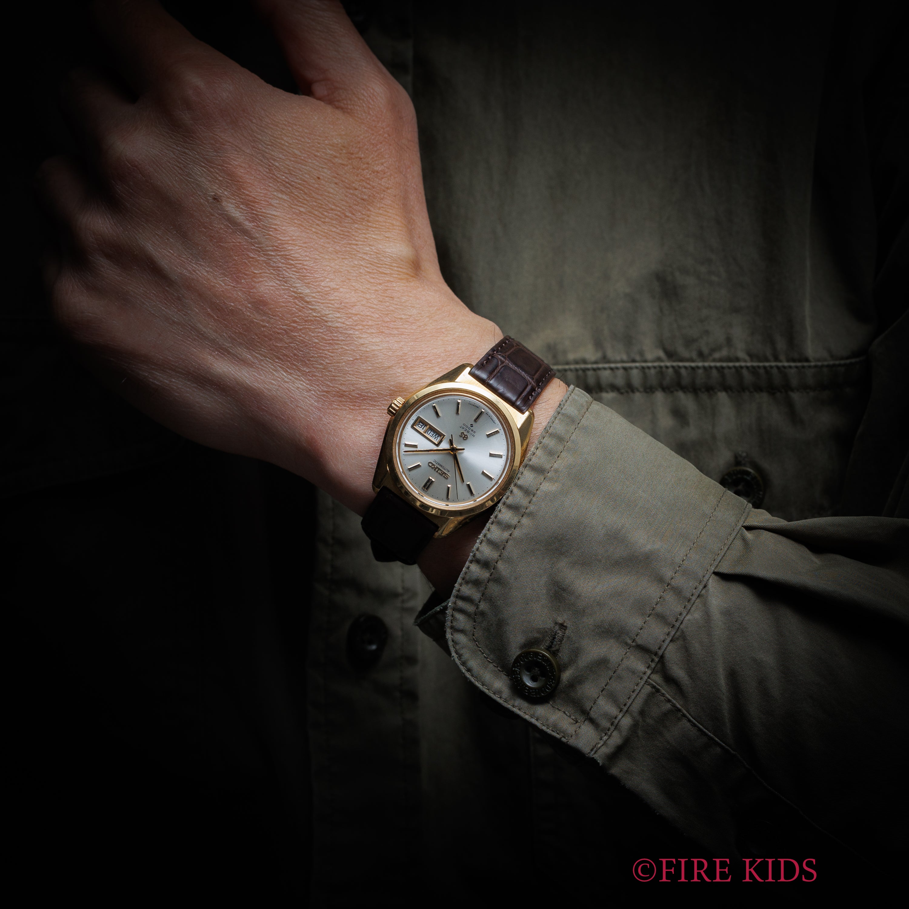 グランドセイコー 18金無垢 1970年製 Ref.6146-8000 10振動自動巻き