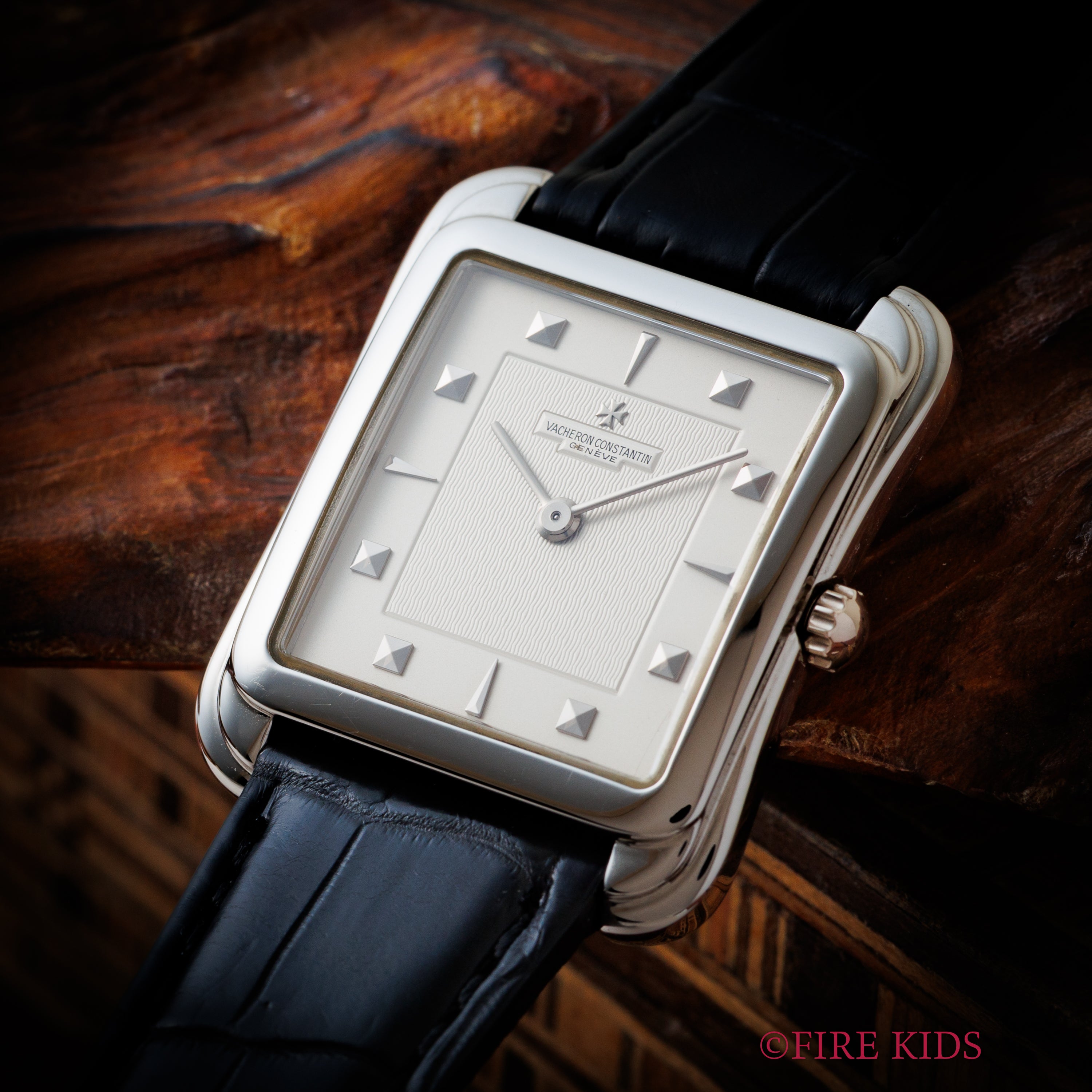 ヴァシュロン・コンスタンタン プラチナ無垢トレド 1990年代製 手巻 純正Pt尾錠