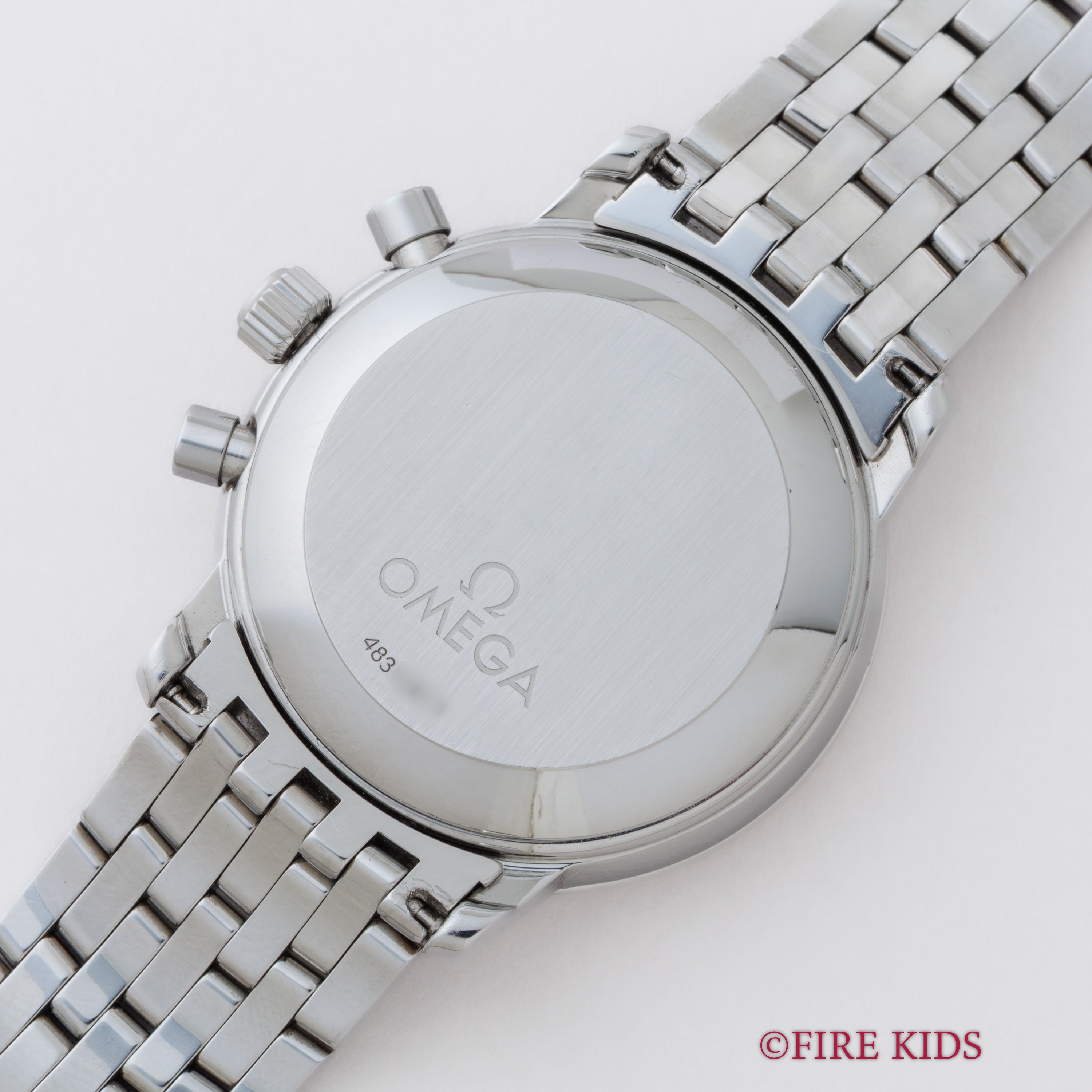 オメガ プレステージ クロノグラフ 1994年製 手巻 Cal.861 シルバーダイヤル 純正ブレス