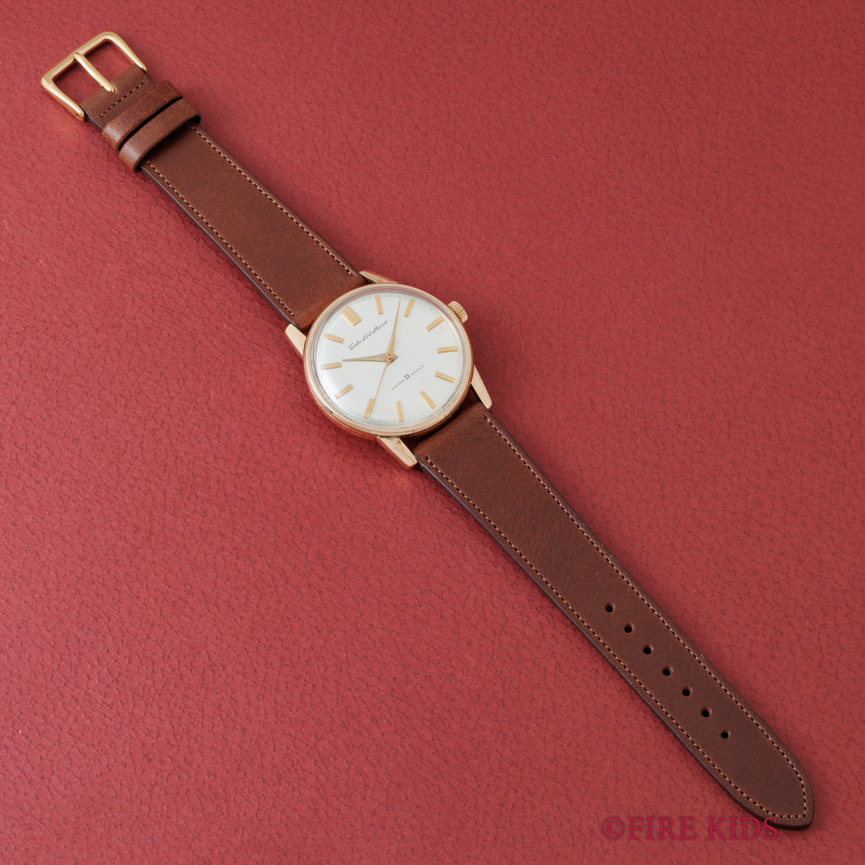 セイコー ロードマーベル 1965年製 23石手巻ロービート Ref.5740-1990 AGFケース