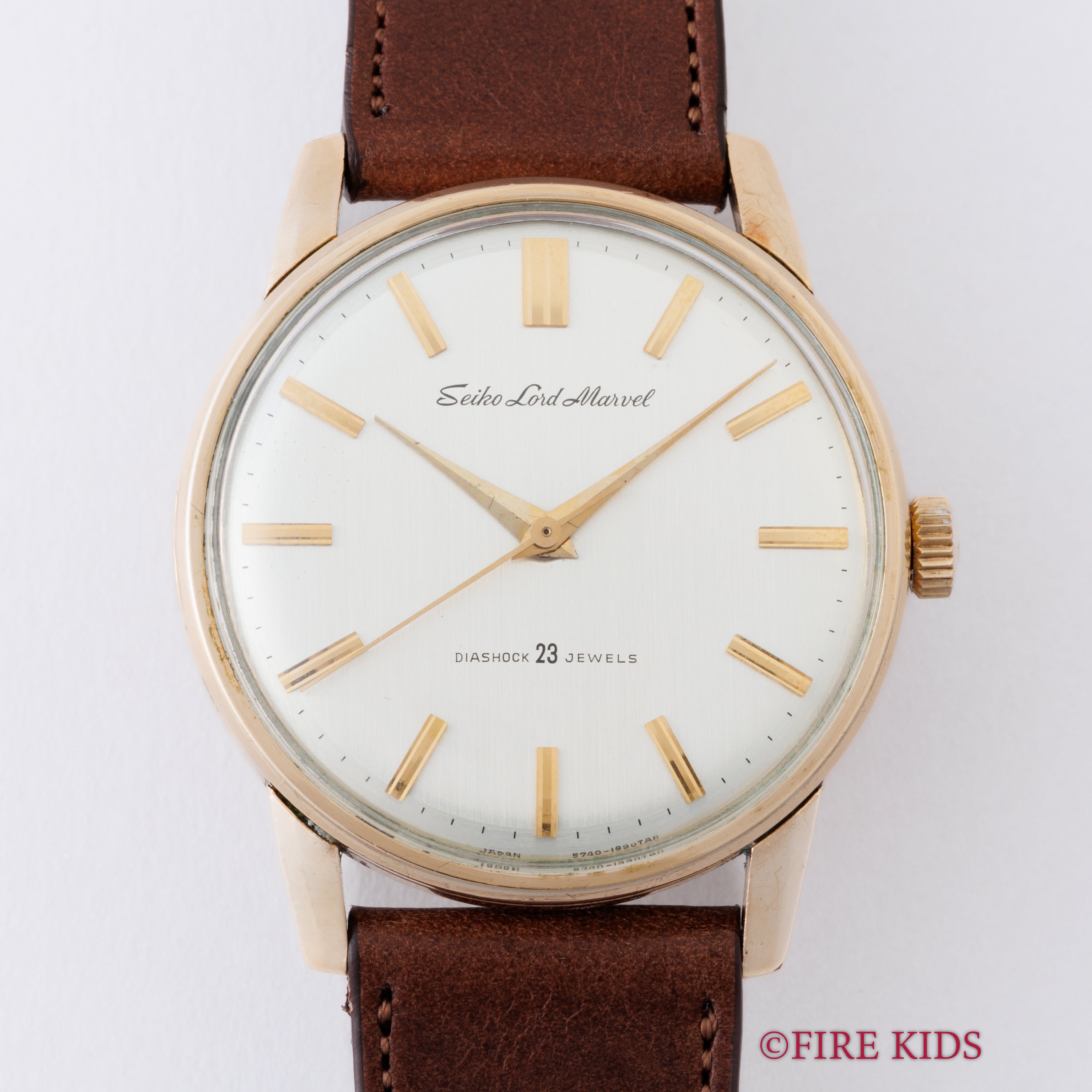 セイコー ロードマーベル 1965年製 23石手巻ロービート Ref.5740-1990 AGFケース