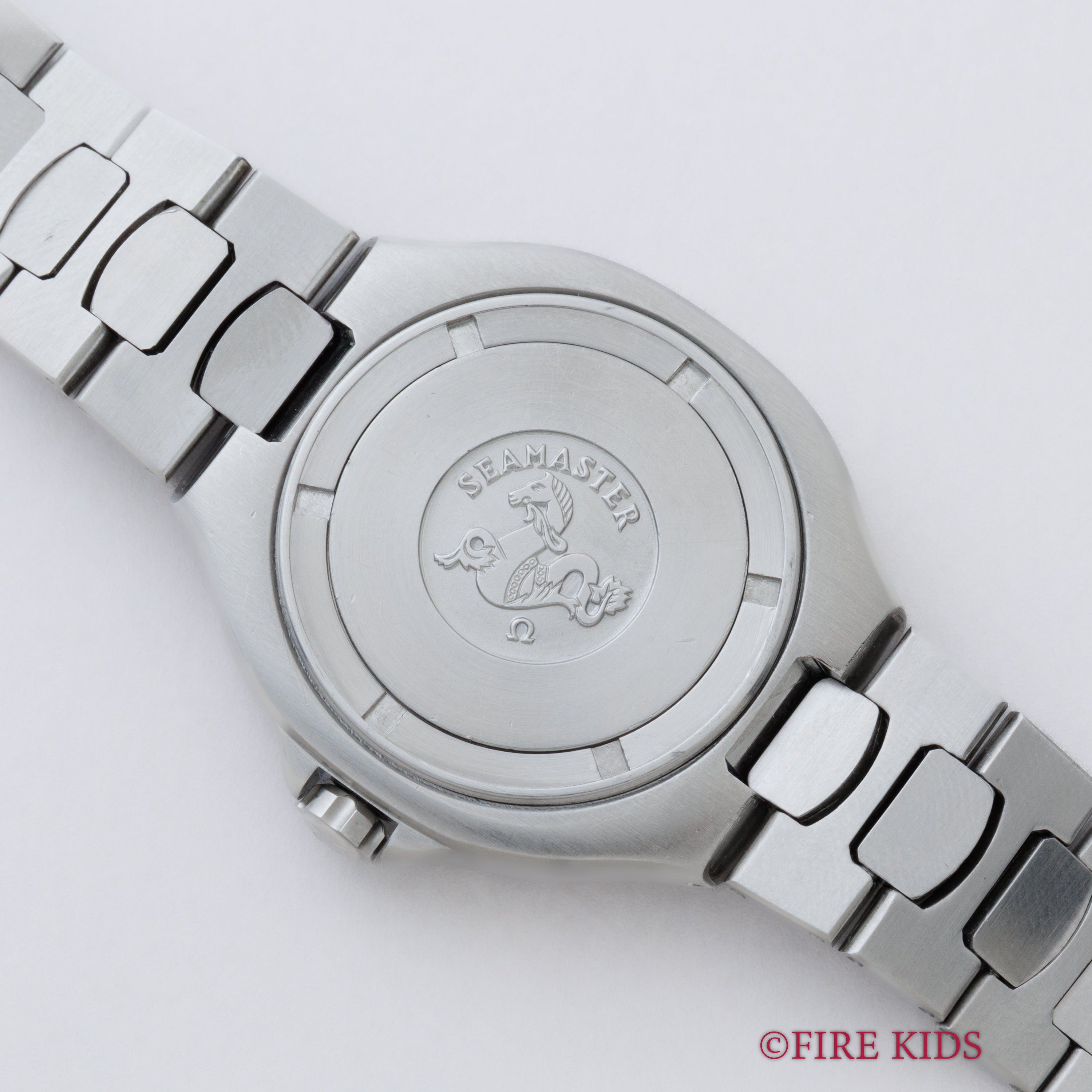 オメガ シーマスター200m プレボンド 36㎜ミッドサイズ メルセデスハンド 1988年製 自動巻き ジェンタデザイン