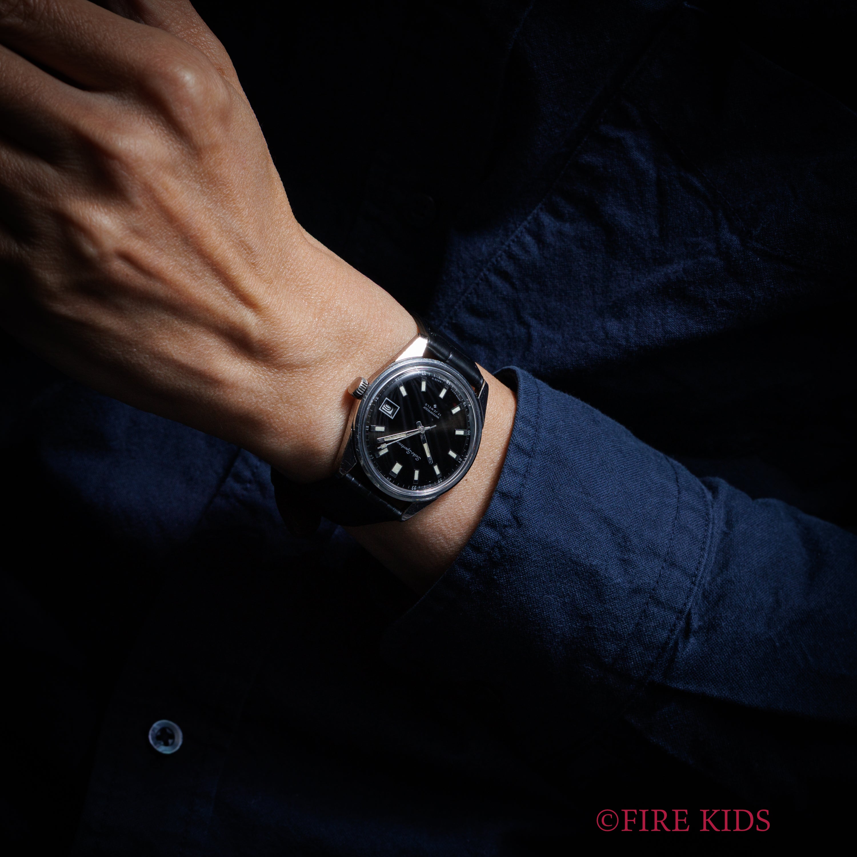 セイコー スポーツマン 1968年製 ブラックミラー文字盤 手巻き Ref.6602-9982 Cal.6602B