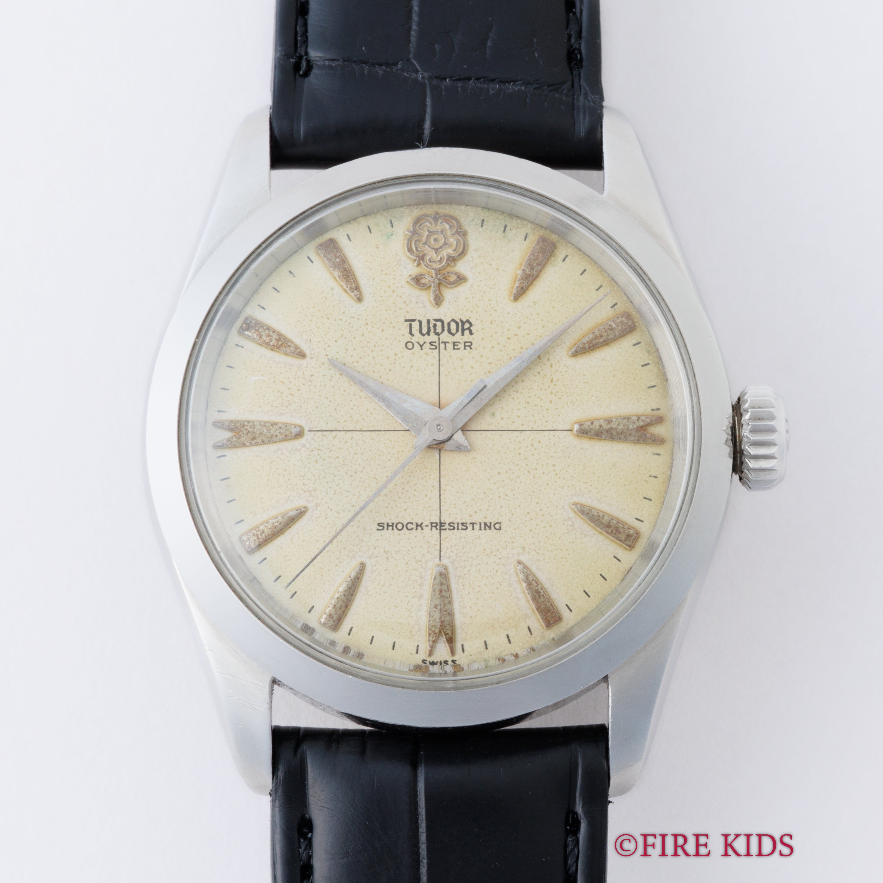 チューダー オイスター デカバラ ノンデイト 1950年代製 Ref.7934 王冠リューズ オリジナルダイヤル