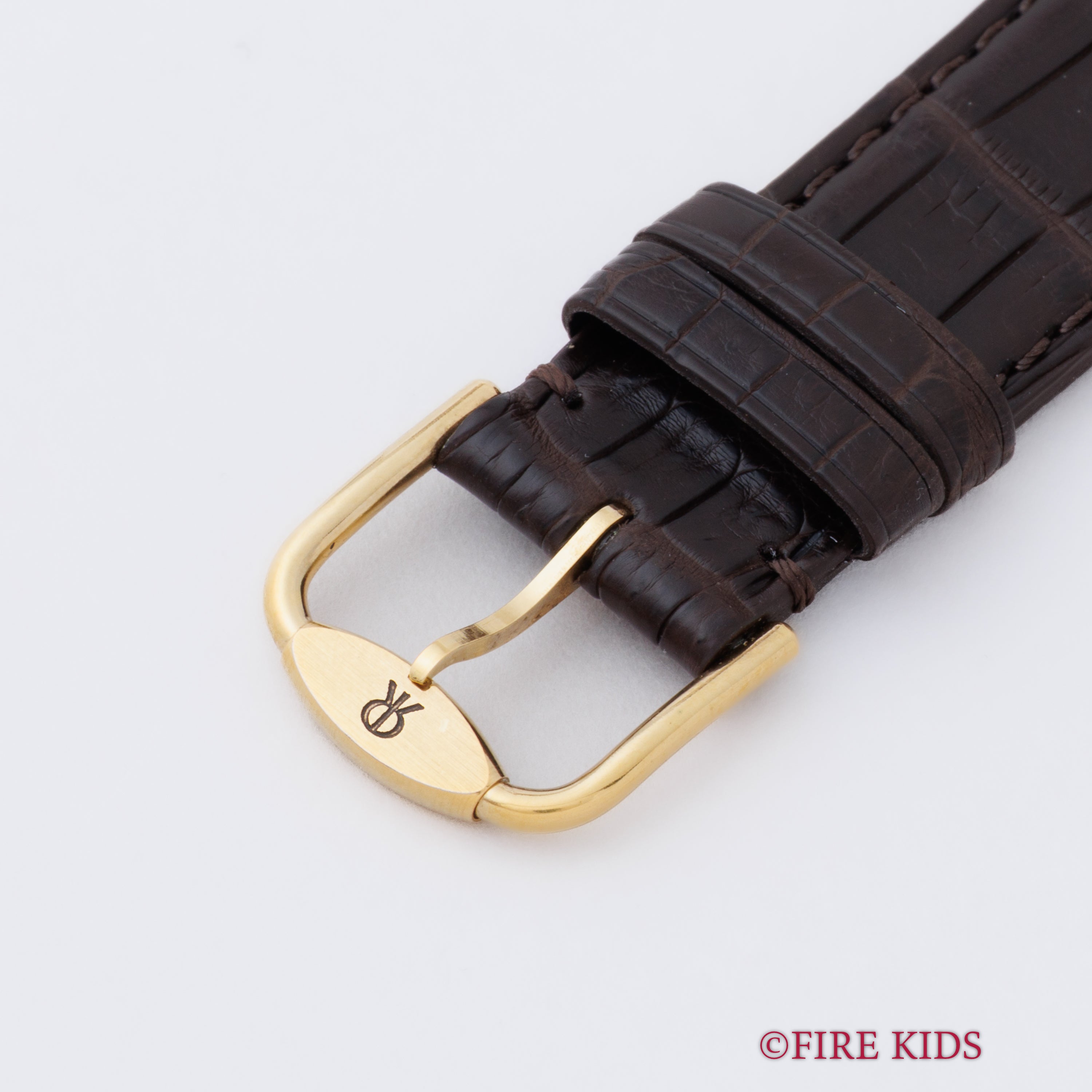 レビュートーメン クリケット 金張り 1991年発行ギャラ付 純正尾錠 アラームウオッチ