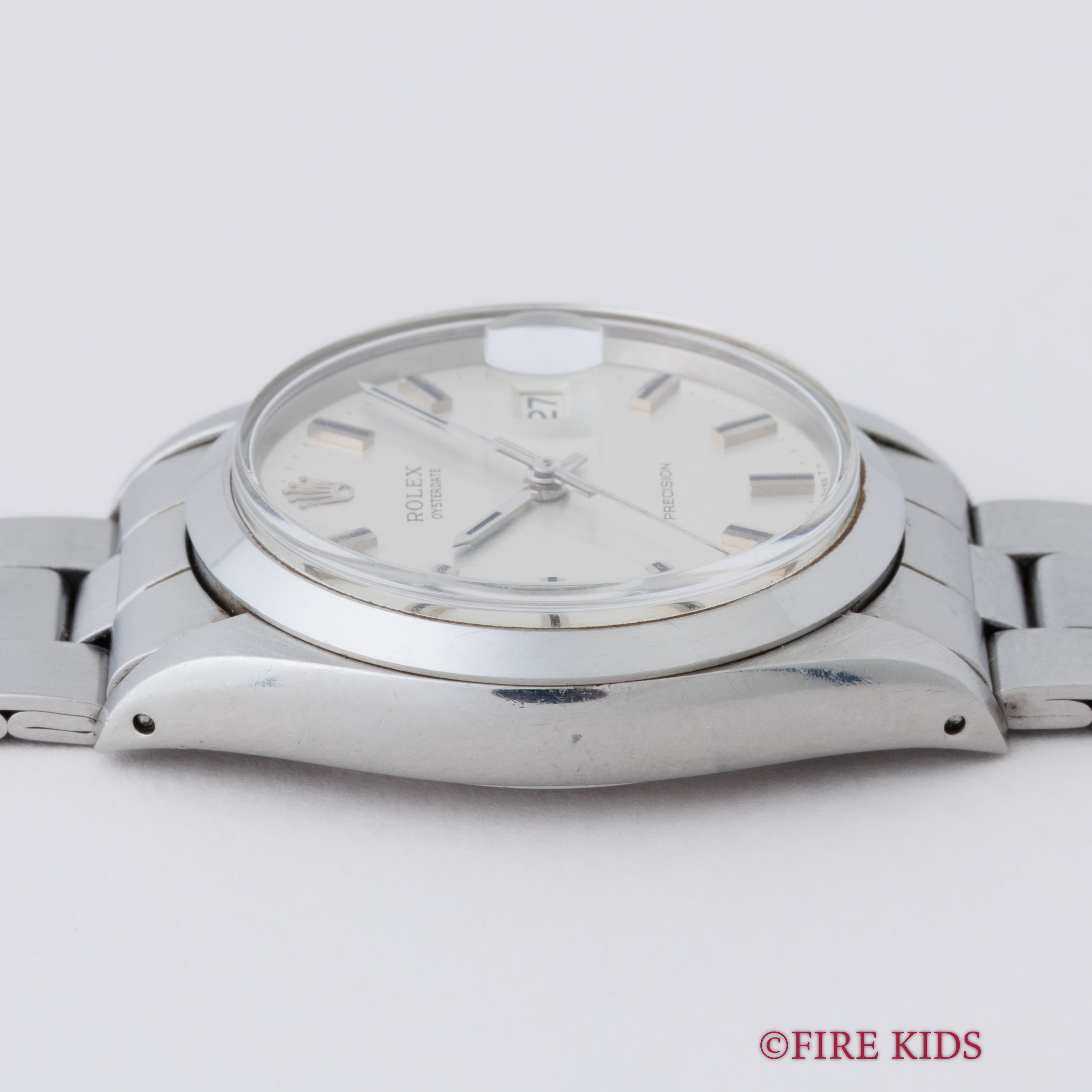 ロレックス オイスターデイト 1971年製 Ref.6694 シルバーダイヤル 手巻 純正巻きブレス