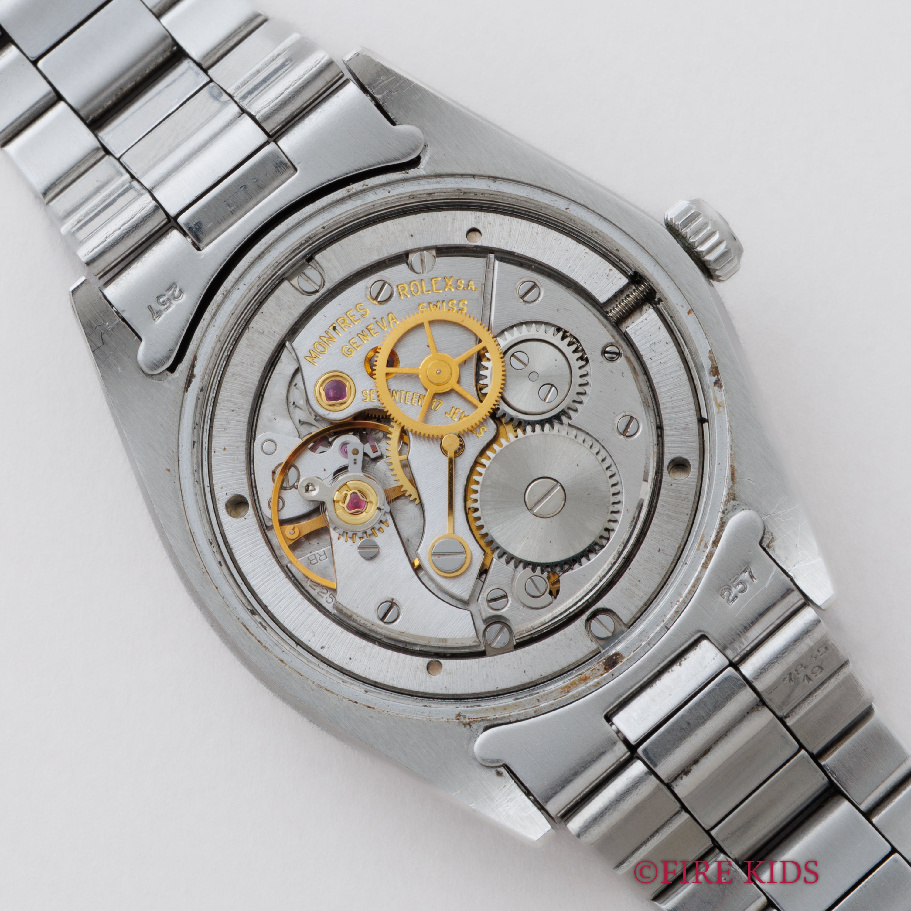ロレックス オイスターデイト 1971年製 Ref.6694 シルバーダイヤル 手巻 純正巻きブレス