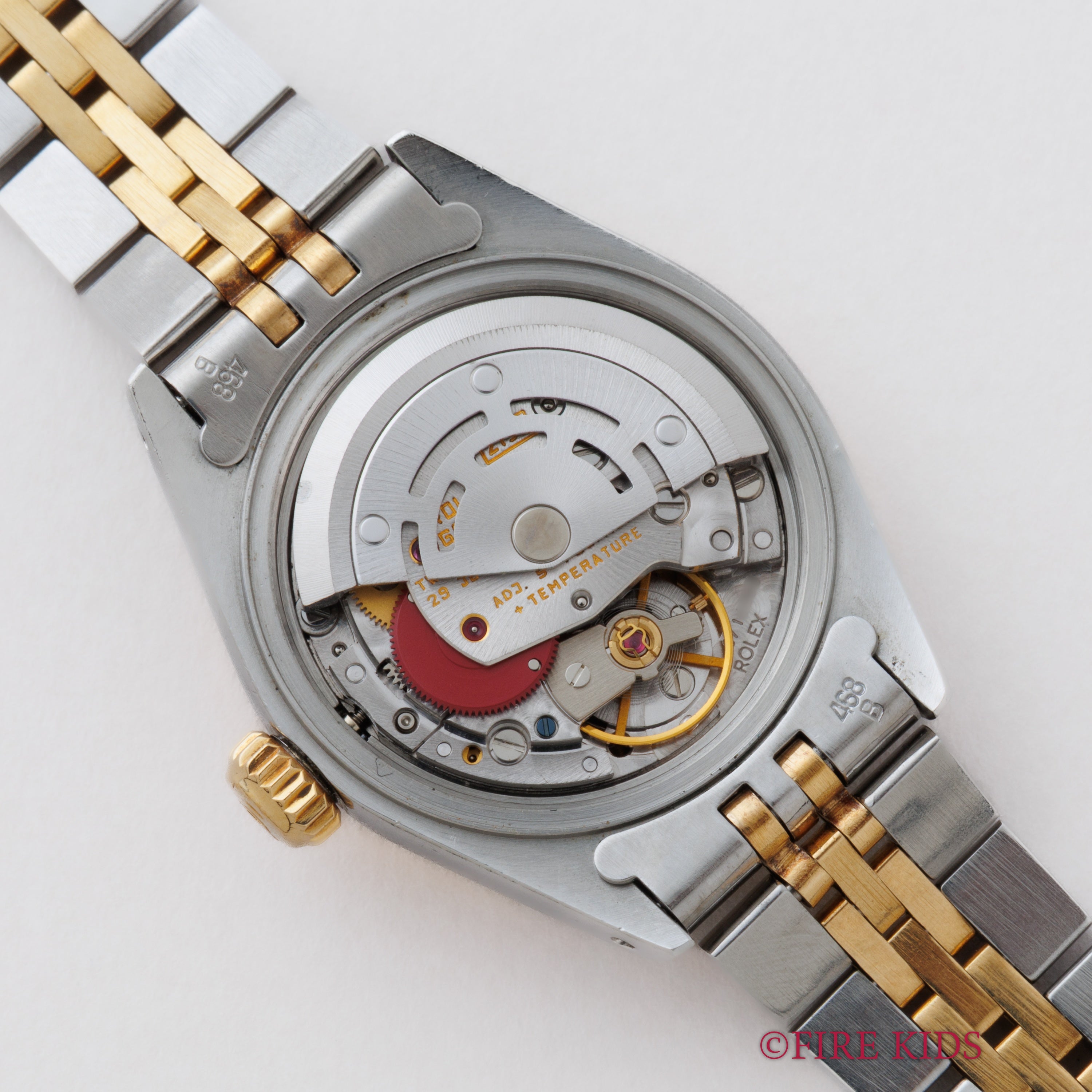 ロレックス デイトジャスト 自動巻き 1987年製 レディース コンビ Ref.69173 シャンパンダイヤル