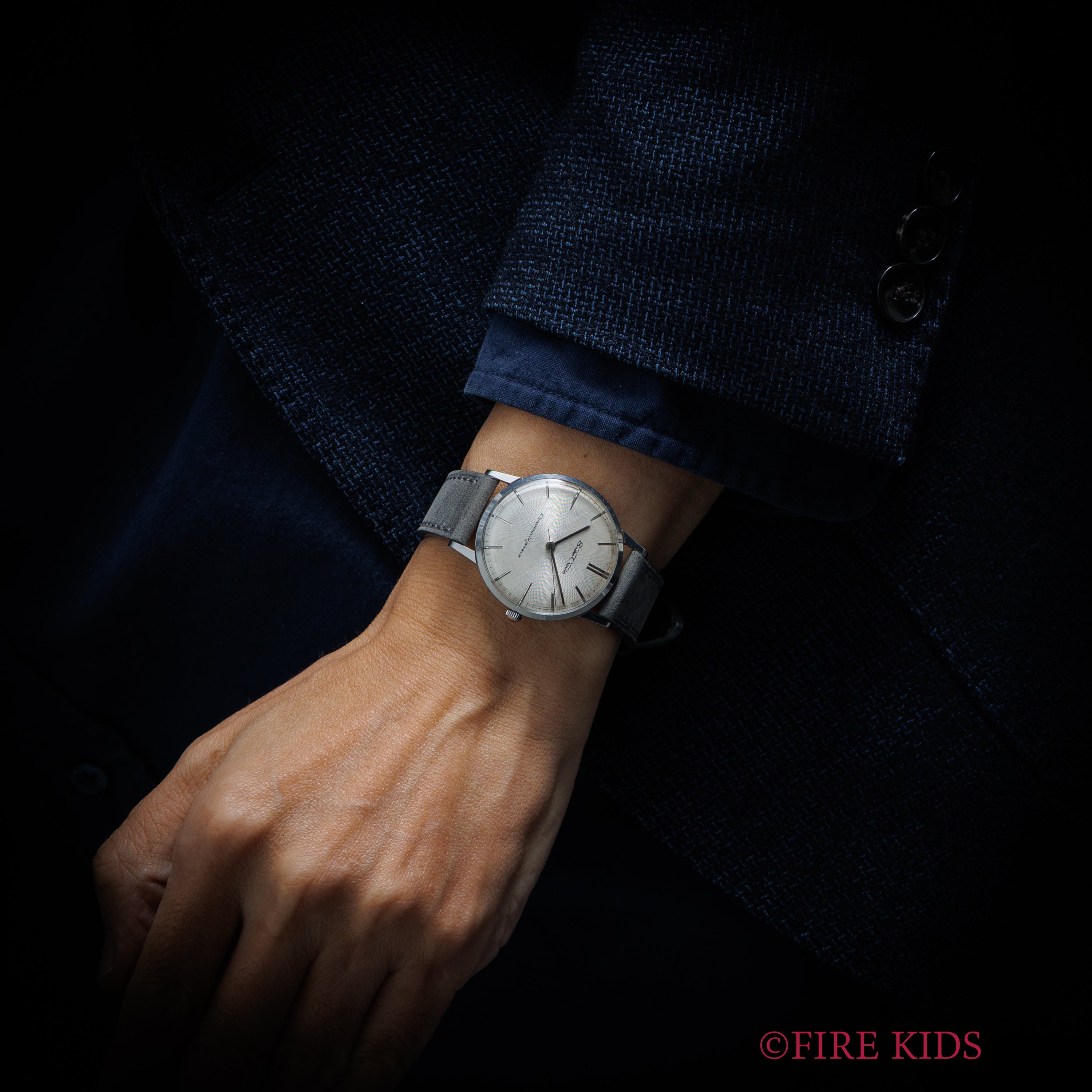 セイコー クラウン 1960年製(昭和35年製) Ref.15002 レコード文字盤 ロービート手巻