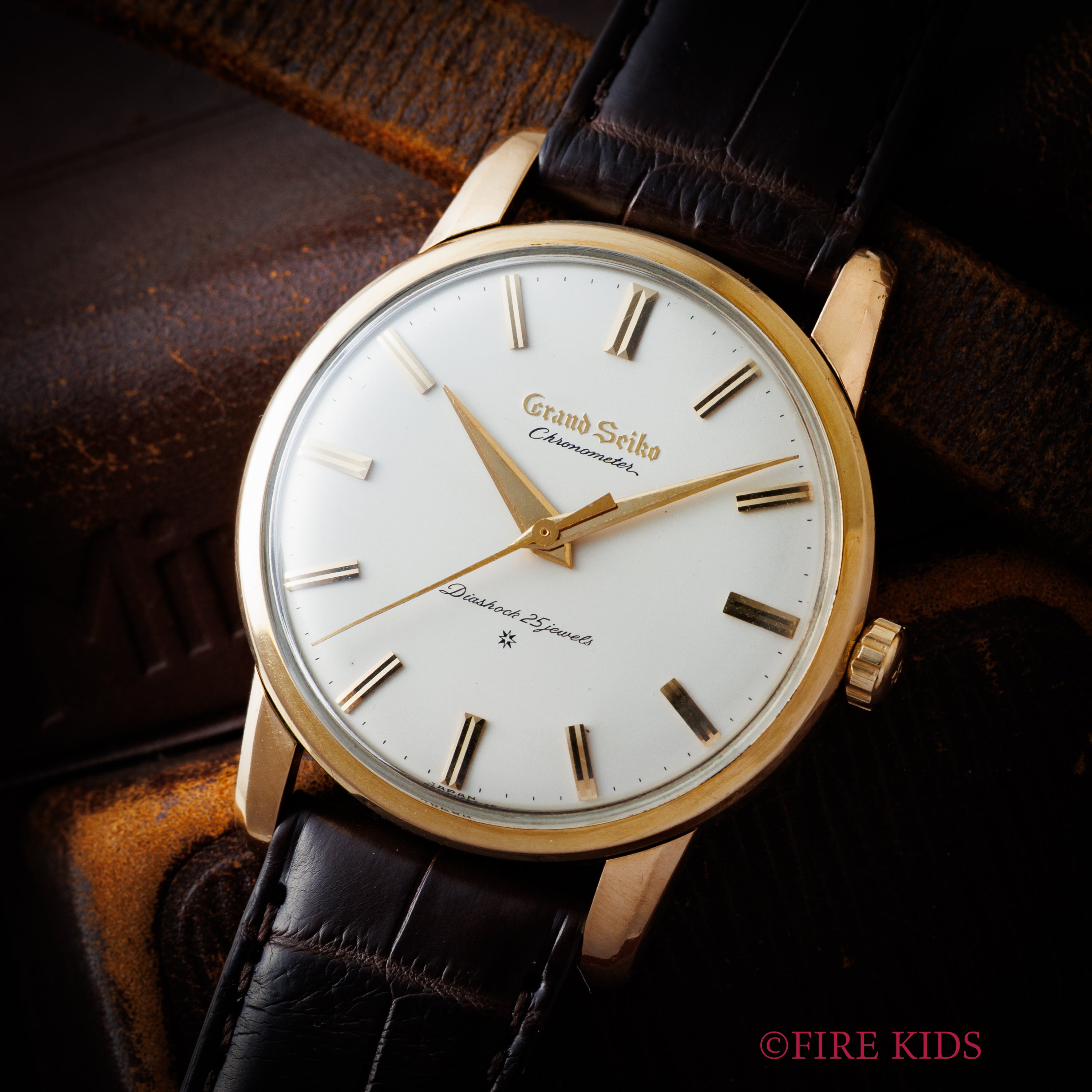 グランドセイコー ファーストモデル 1962年製 Ref.J14070 GS アップライトロゴ ライオンメダリオン