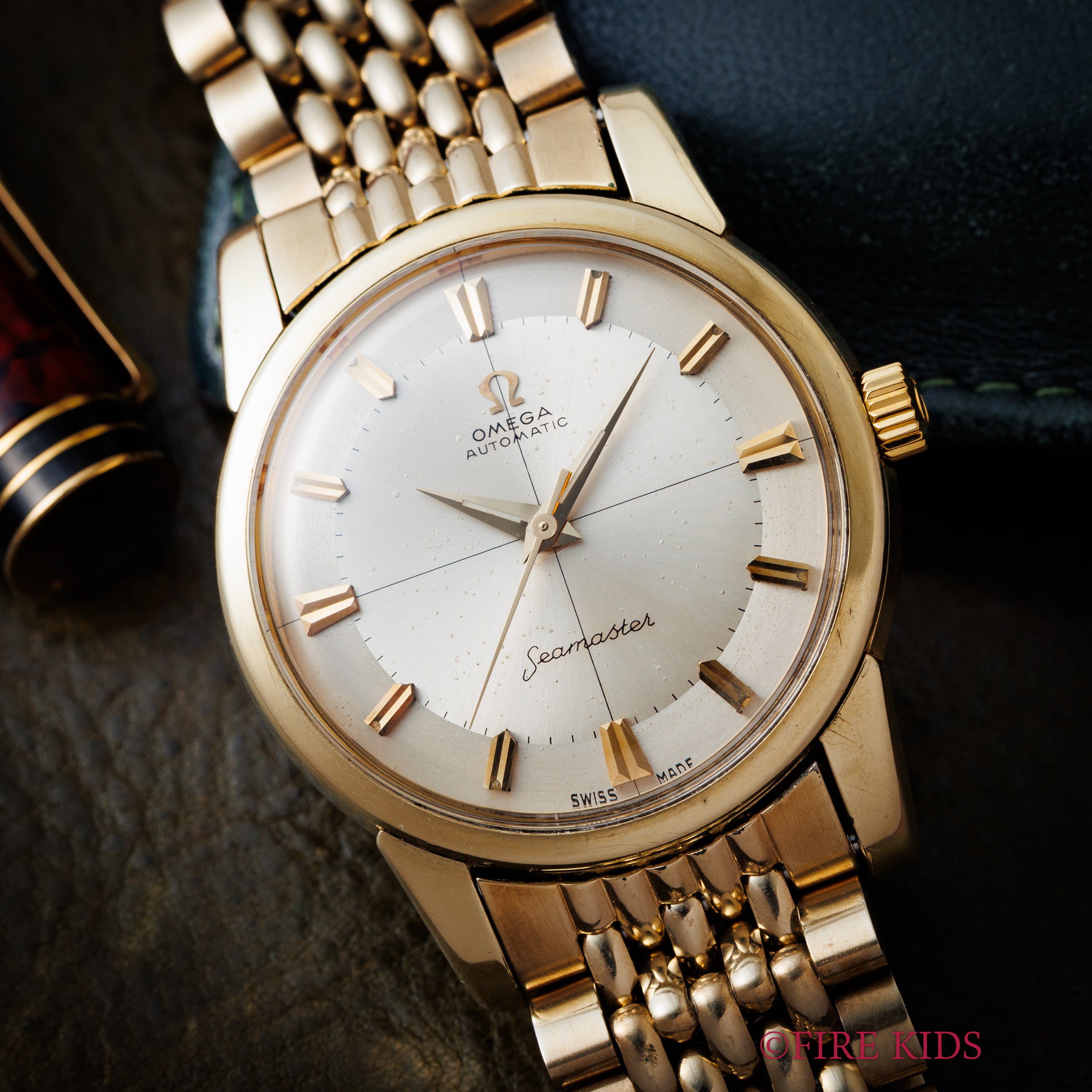 オメガ シーマスター クロスライン 1962年製 自動巻き トップゴールド