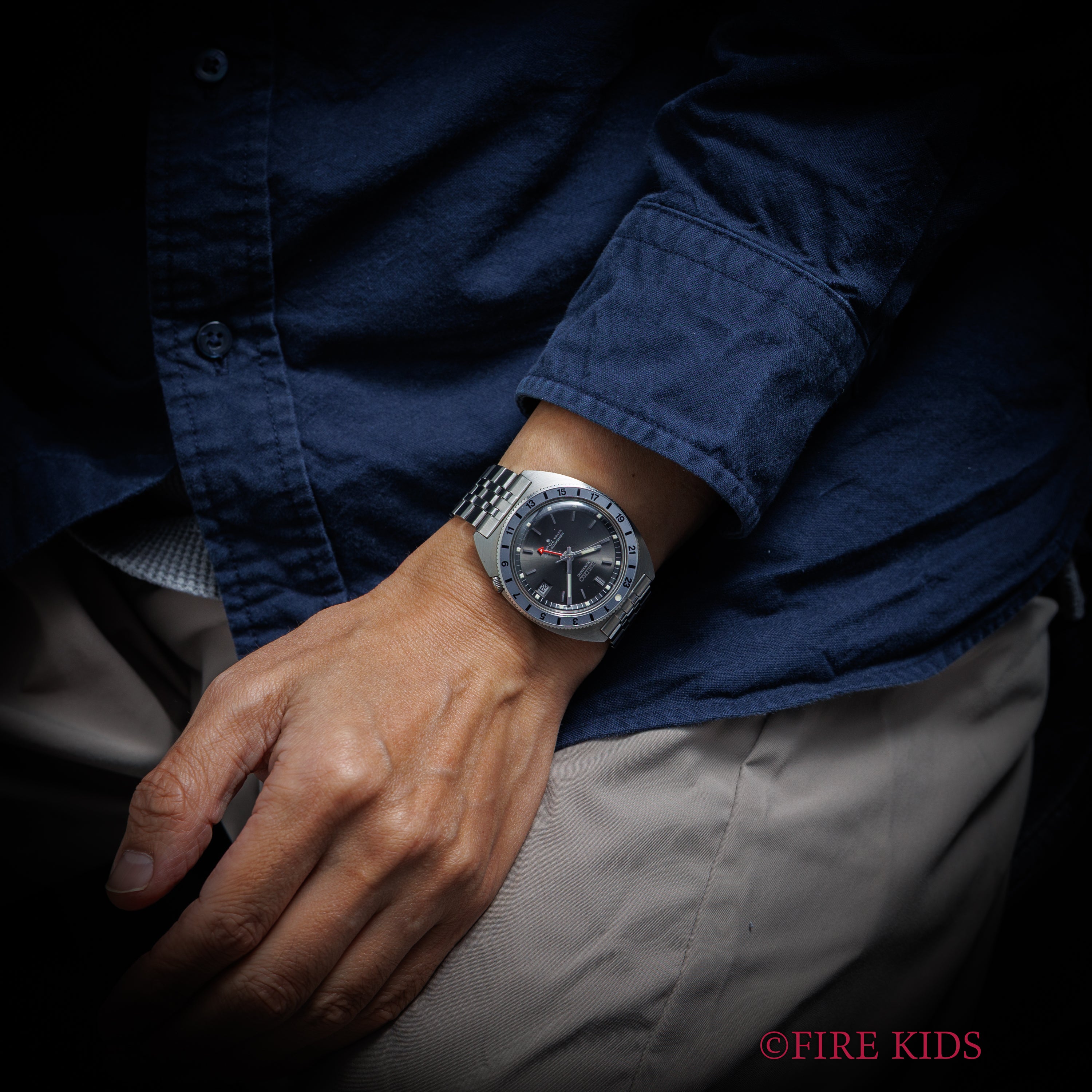 セイコー ナビゲータータイマー ファーストモデル 未使用品 1969年製 回転ベゼル GMT Ref.6117-8000 オリジナルブレス