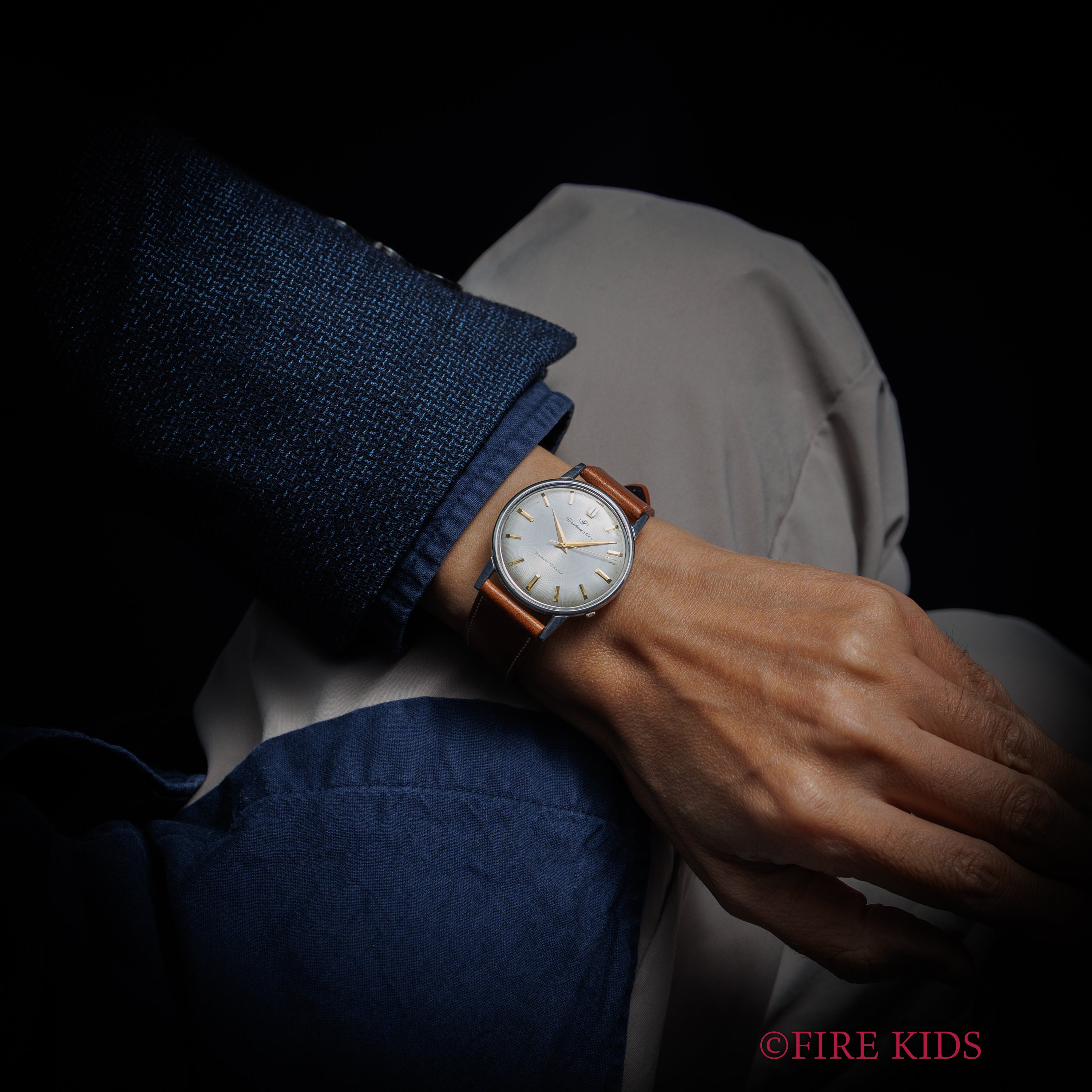 セイコー マチック 変わり文字盤 1961年製 Ref.15015 17石自動巻 サンビームダイヤル