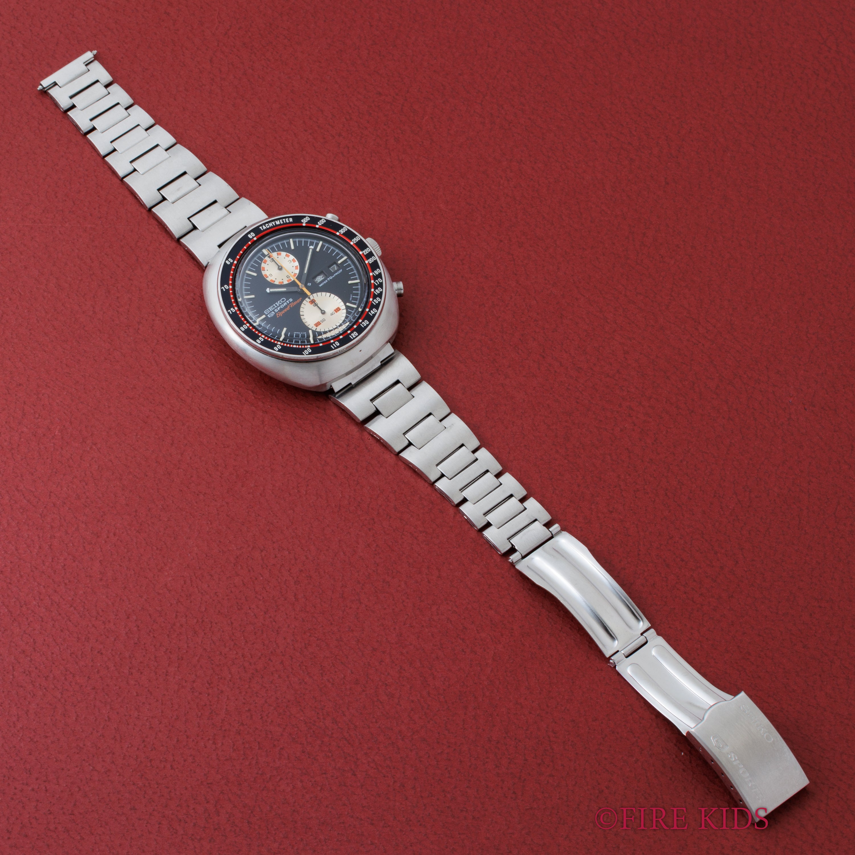 セイコー 5スポーツスピードタイマー1970年製 Ref.6138-0010 UFO 自動巻きクロノグラフ 国内仕様