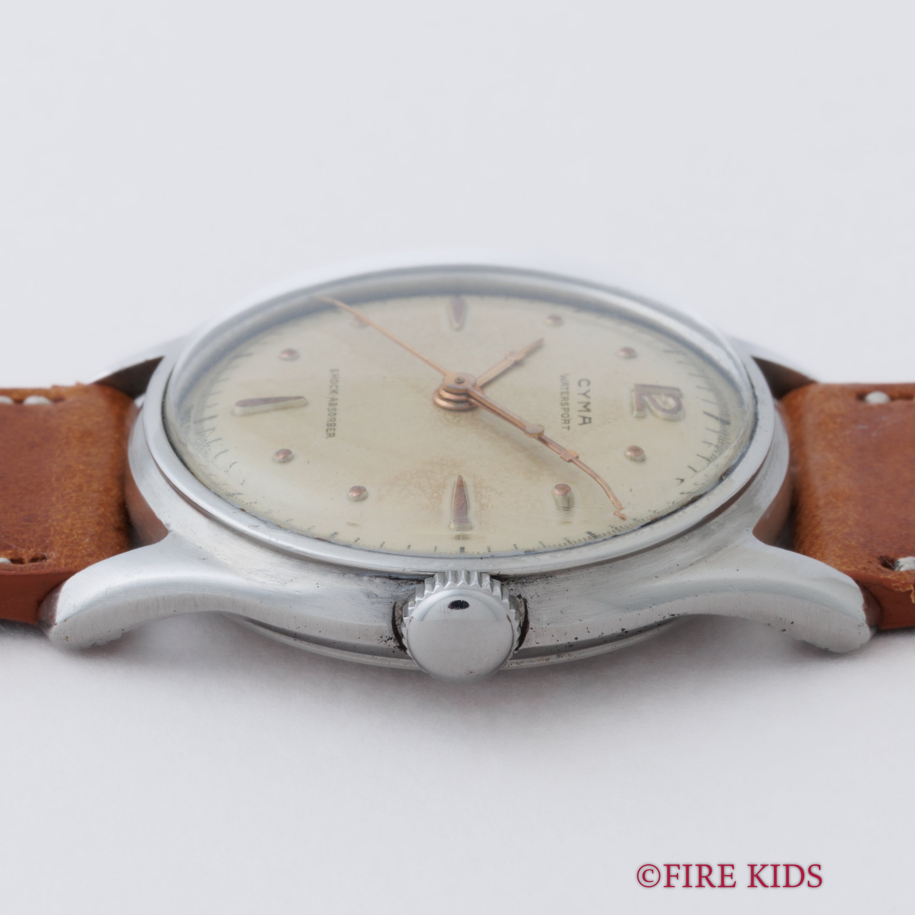 シーマ 1950年代製 ウォータースポーツ スクリューバックケース 手巻き