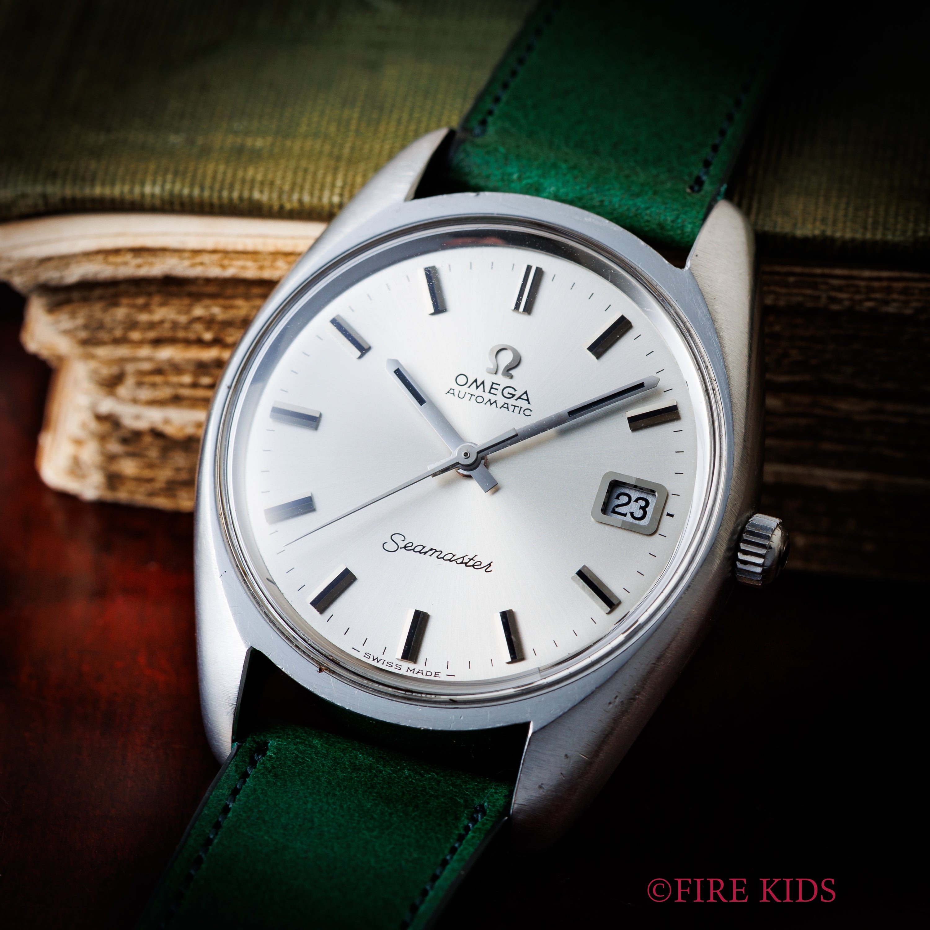 オメガ シーマスター 1972年製 自動巻 Cal.565 Ref.166.067 純正尾錠