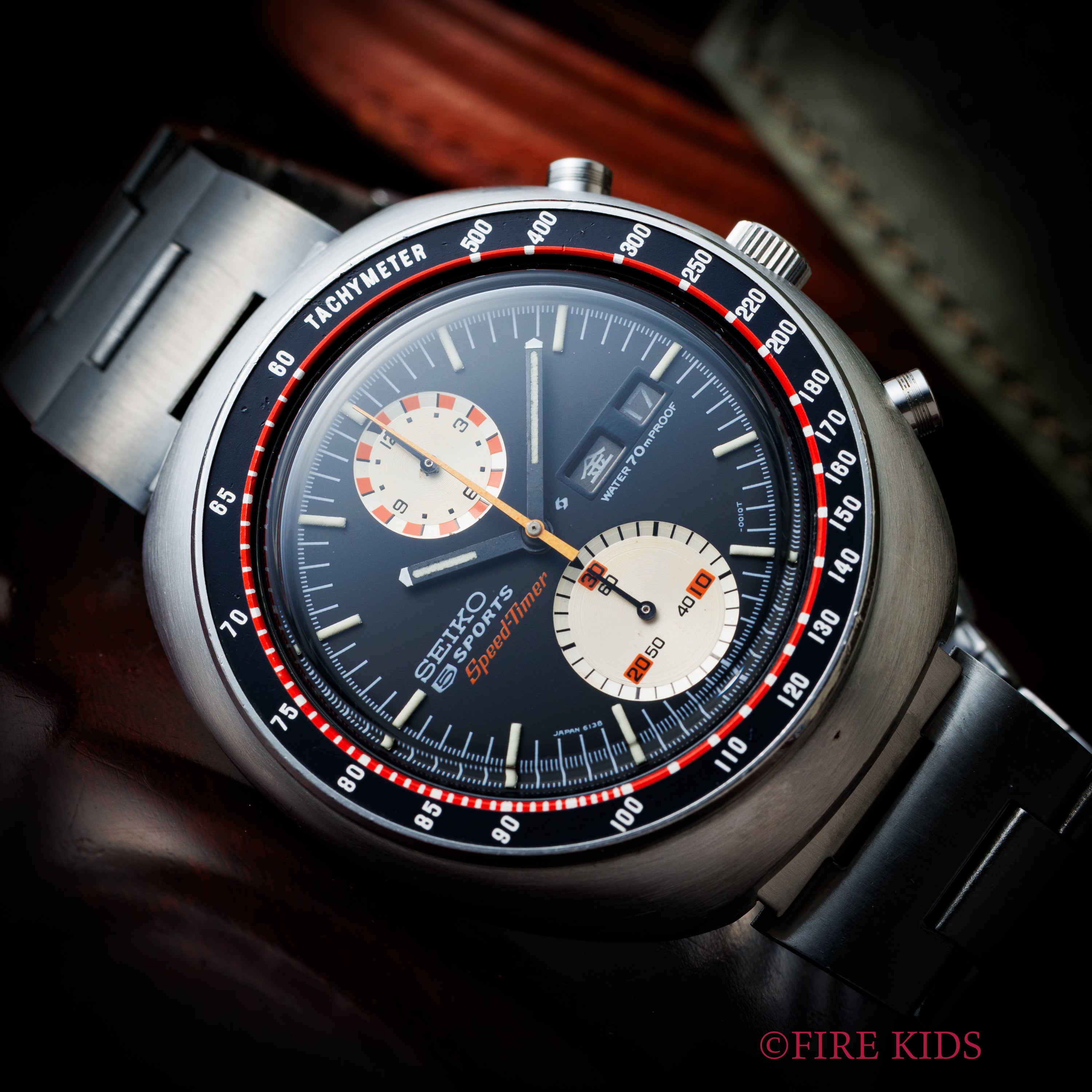 セイコー　クロノグラフ　自動巻き　5スポーツ　スピードタイマー ほぼデッドストック 6139-6030 / SEIKO 5SPORTS Speed-Timer 7A28 7A38 SEIKO セイコー5スポーツ スピードタイマー クロノグラフ 自動巻