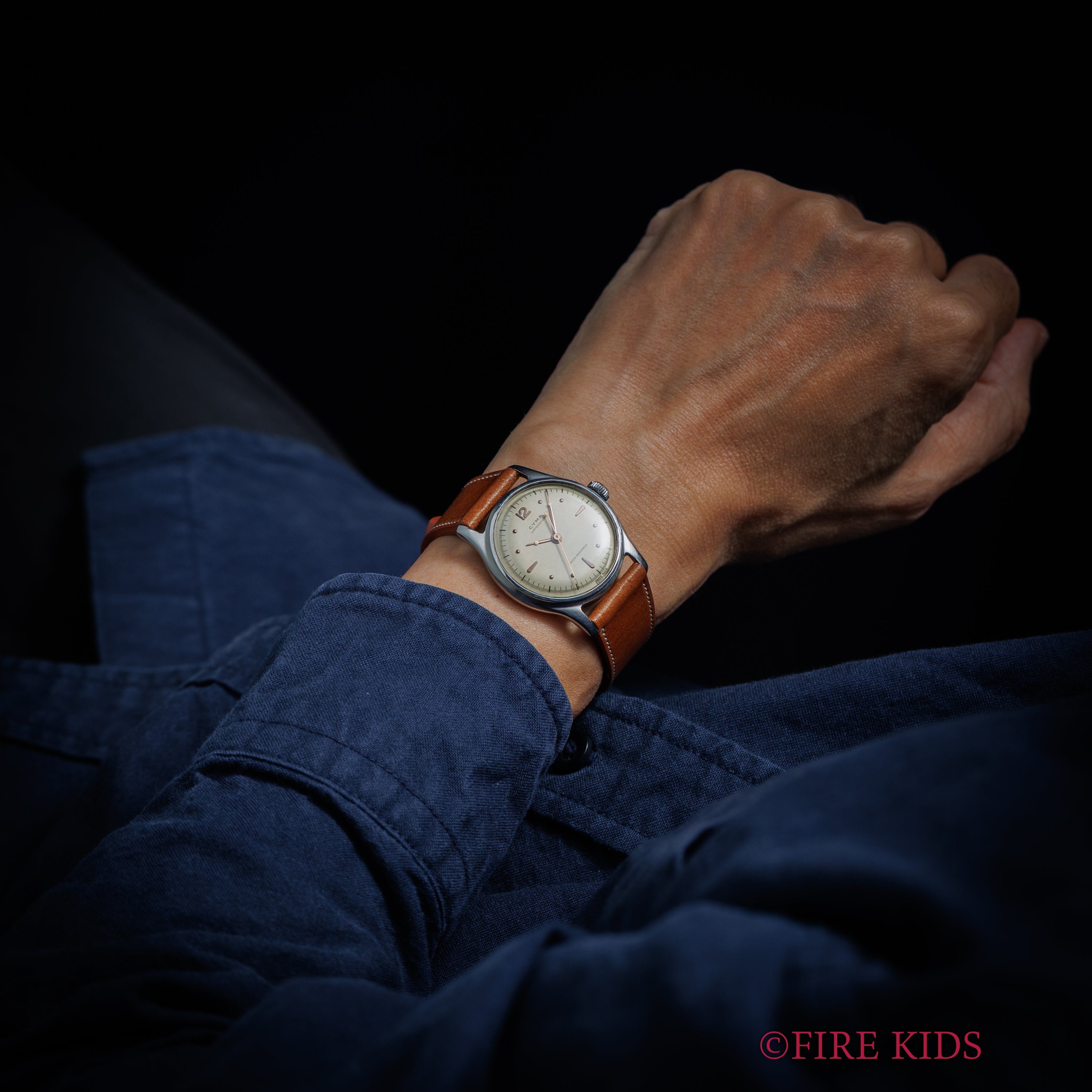 シーマ 1950年代製 ウォータースポーツ スクリューバックケース 手巻き