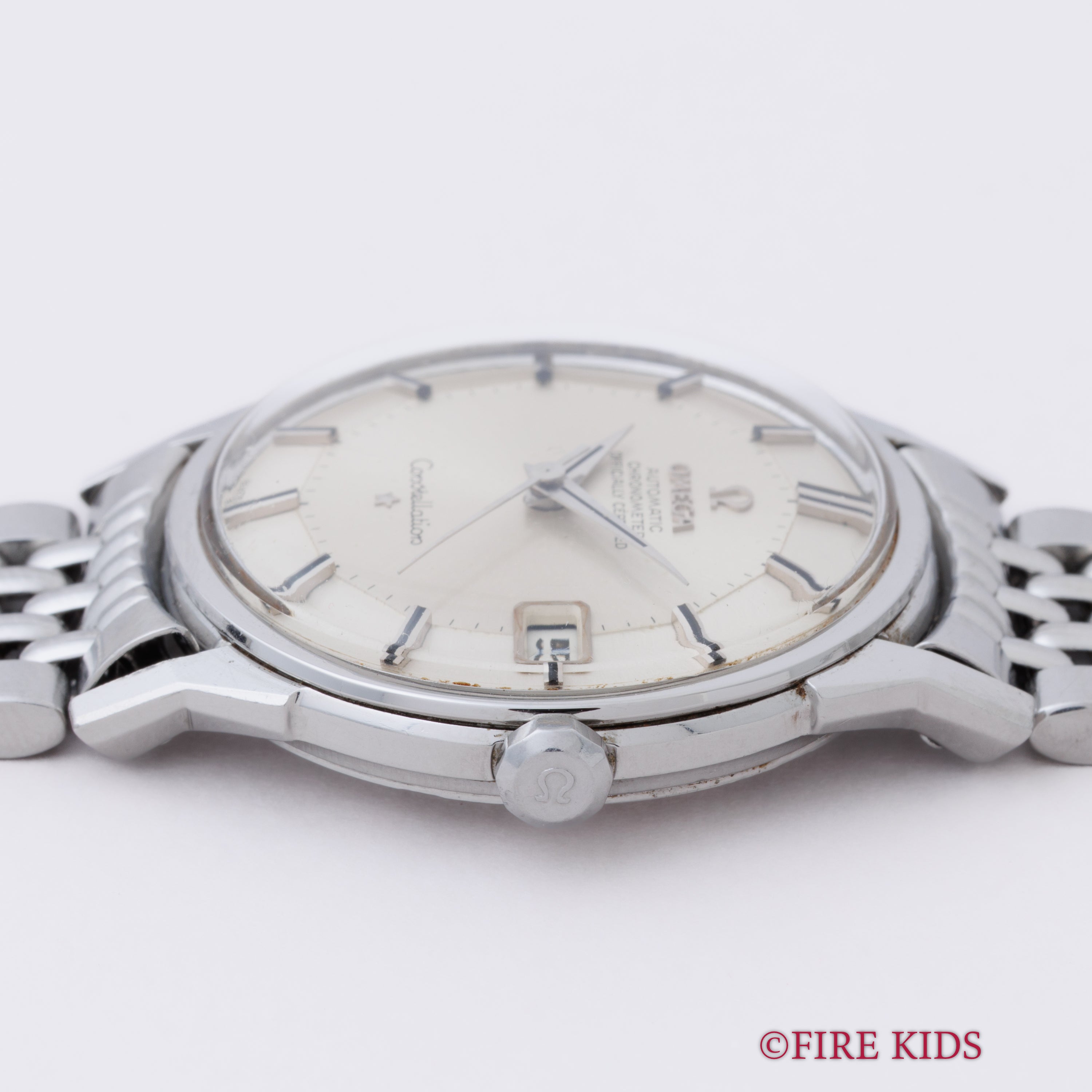 オメガ コンステレーション 12角 1966年製 パイパンダイヤル 自動巻クロノメーター Cal.564 純正ステンレスブレス