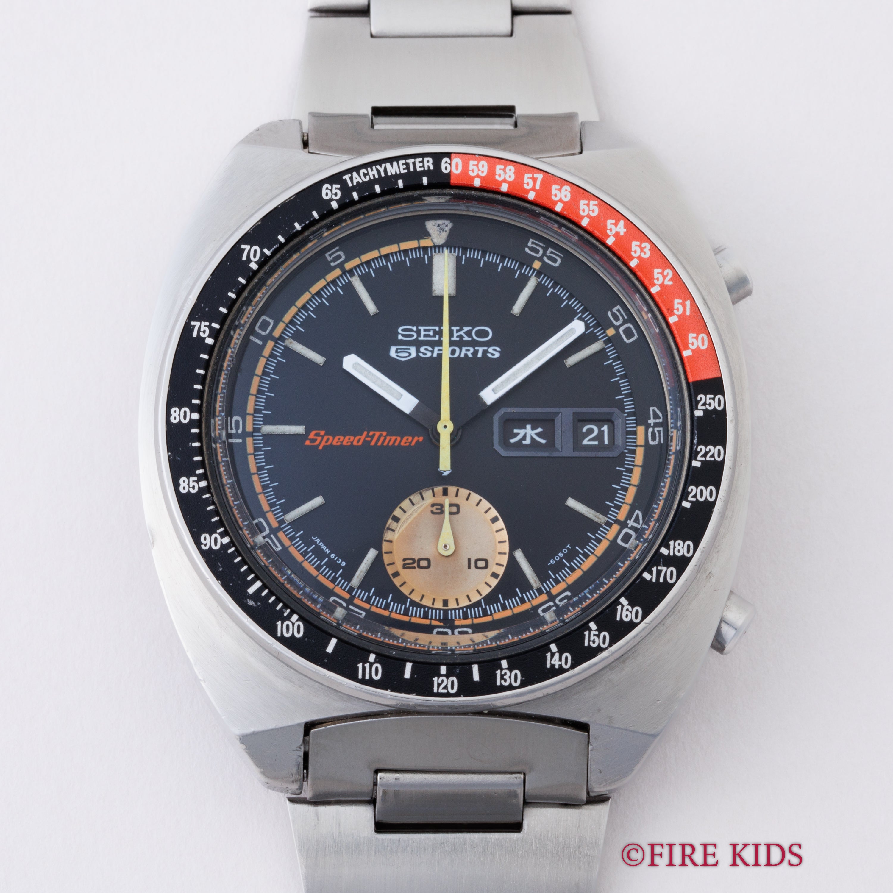 セイコー 5スポーツ スピードタイマー 1973年製 Ref.6139-6032 コークベゼル
