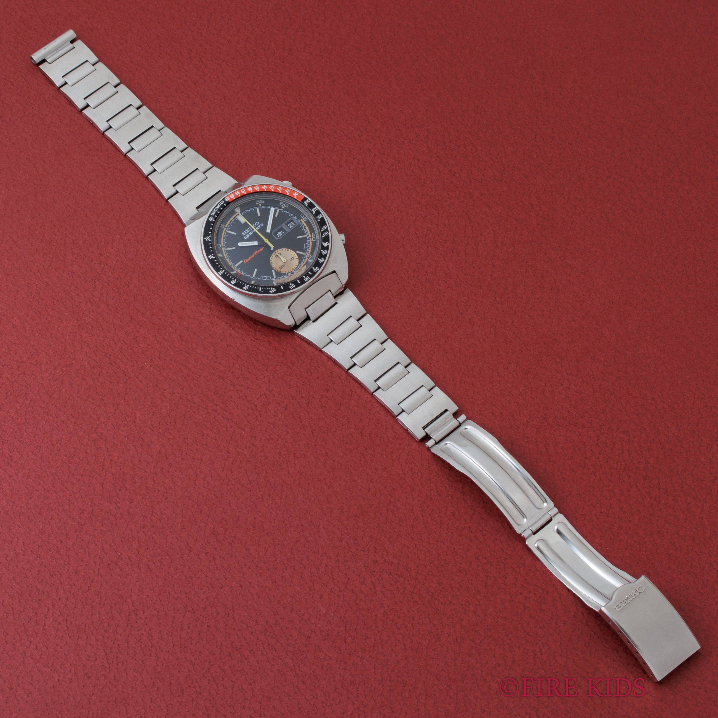 セイコー 5スポーツ スピードタイマー 1973年製 Ref.6139-6032 コークベゼル