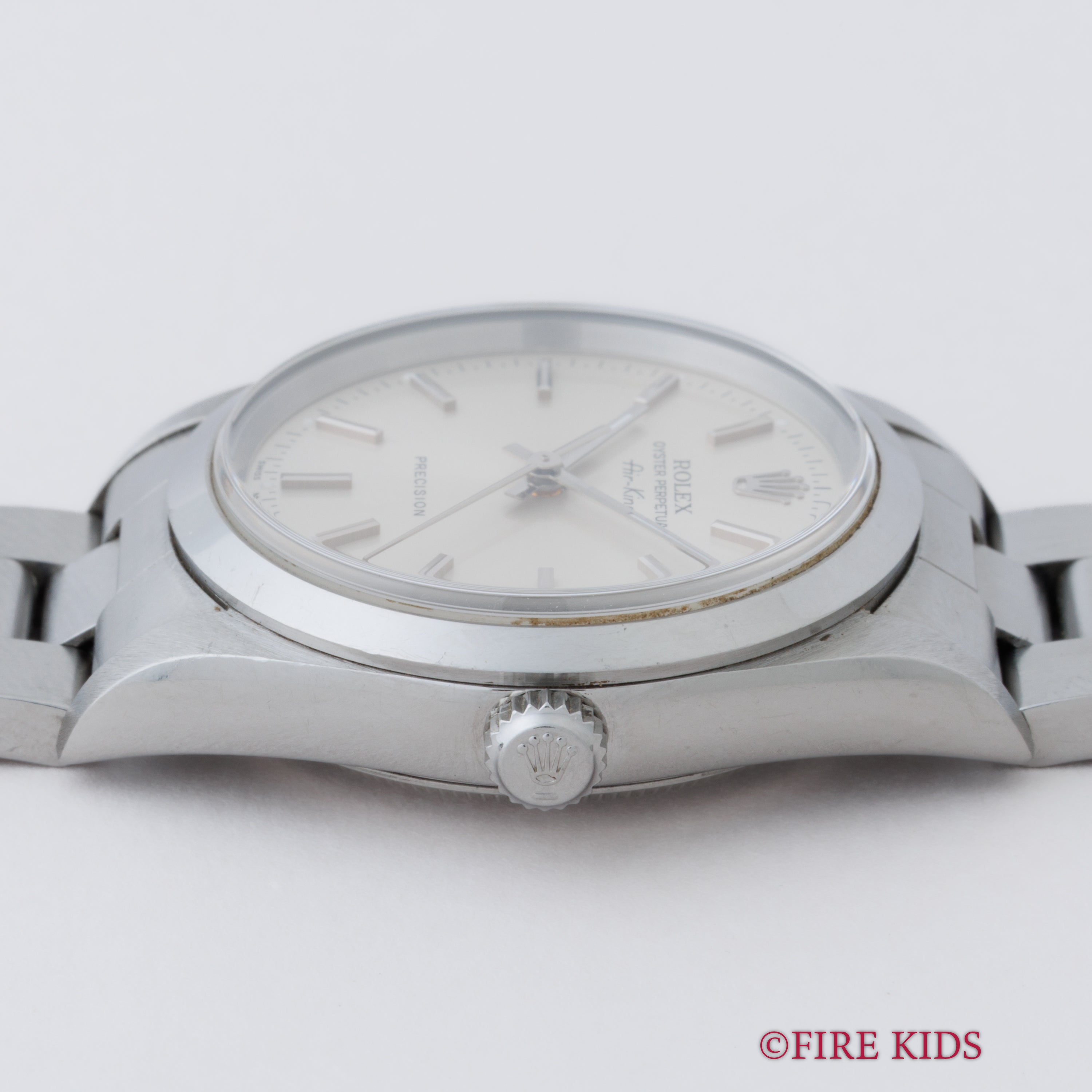 ロレックス エアキング シルバーダイヤル 2000年製(平成12年) Ref.14000M Cal.3130 箱ギャラ