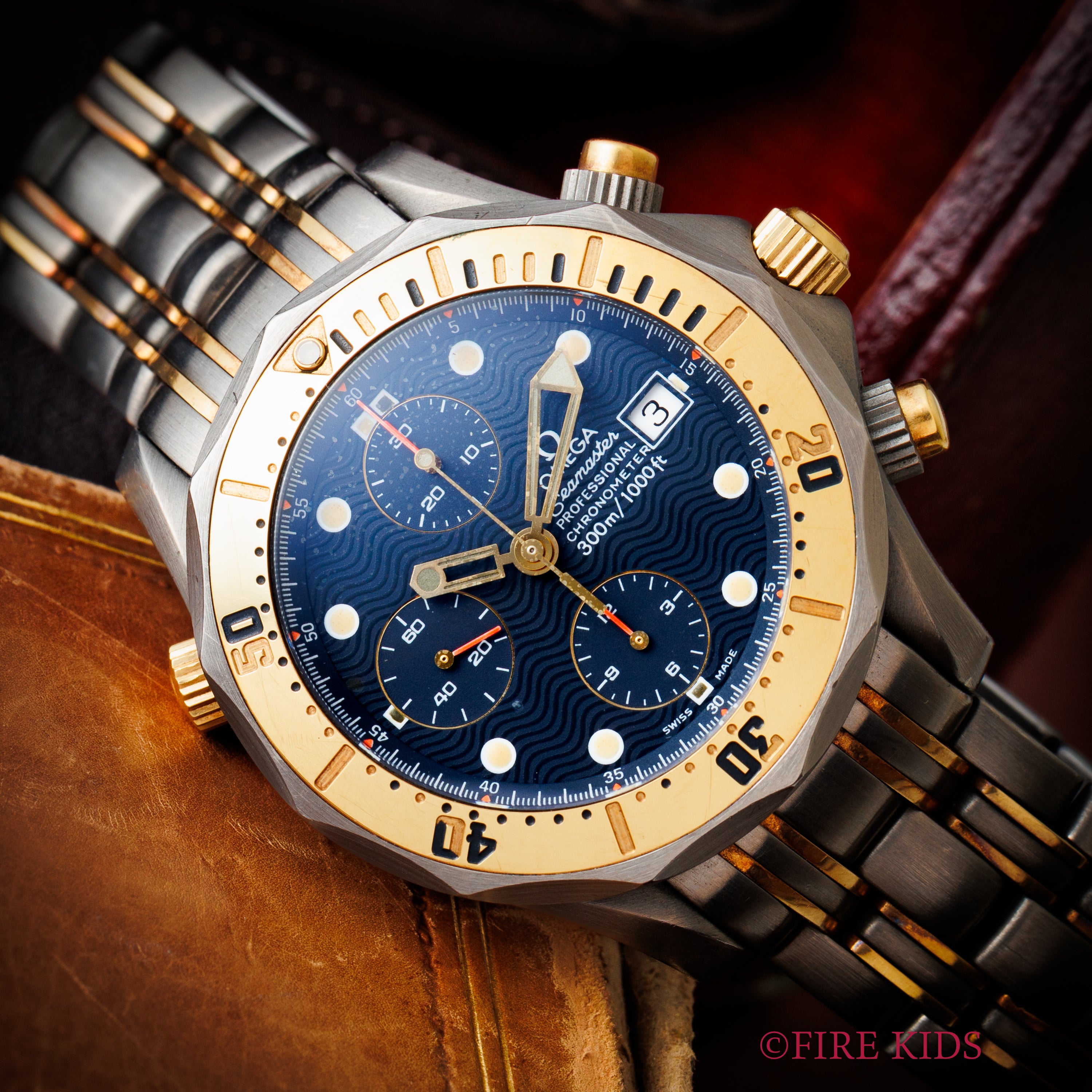 オメガ シーマスター Ref.2297.80.00 1986年製 クロノグラフ チタンコンビ