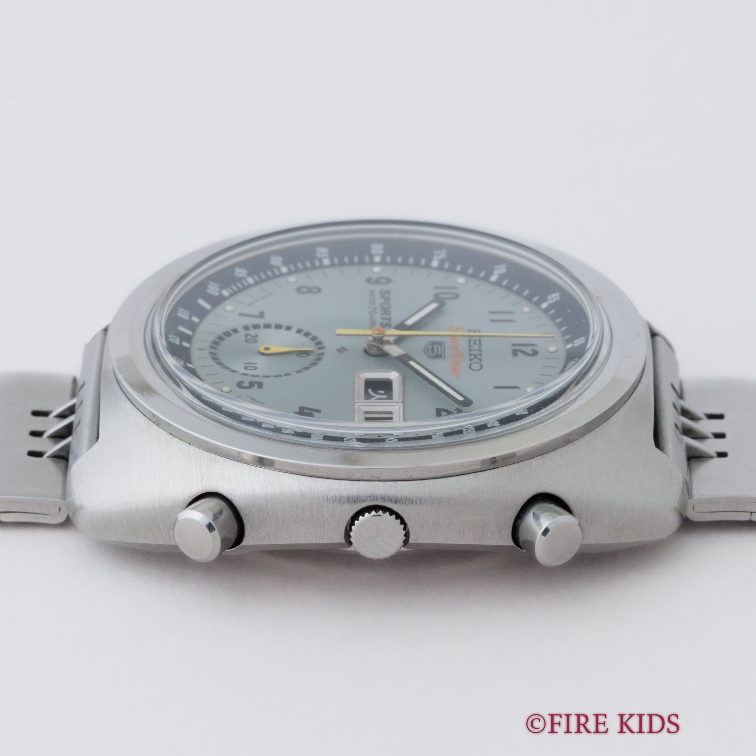 セイコー スピードタイマー 5スポーツ アイスバーグ Ref.6139-7010 1970年製 純正ブレス付き Cal.6139A 自動巻きクロノグラフ