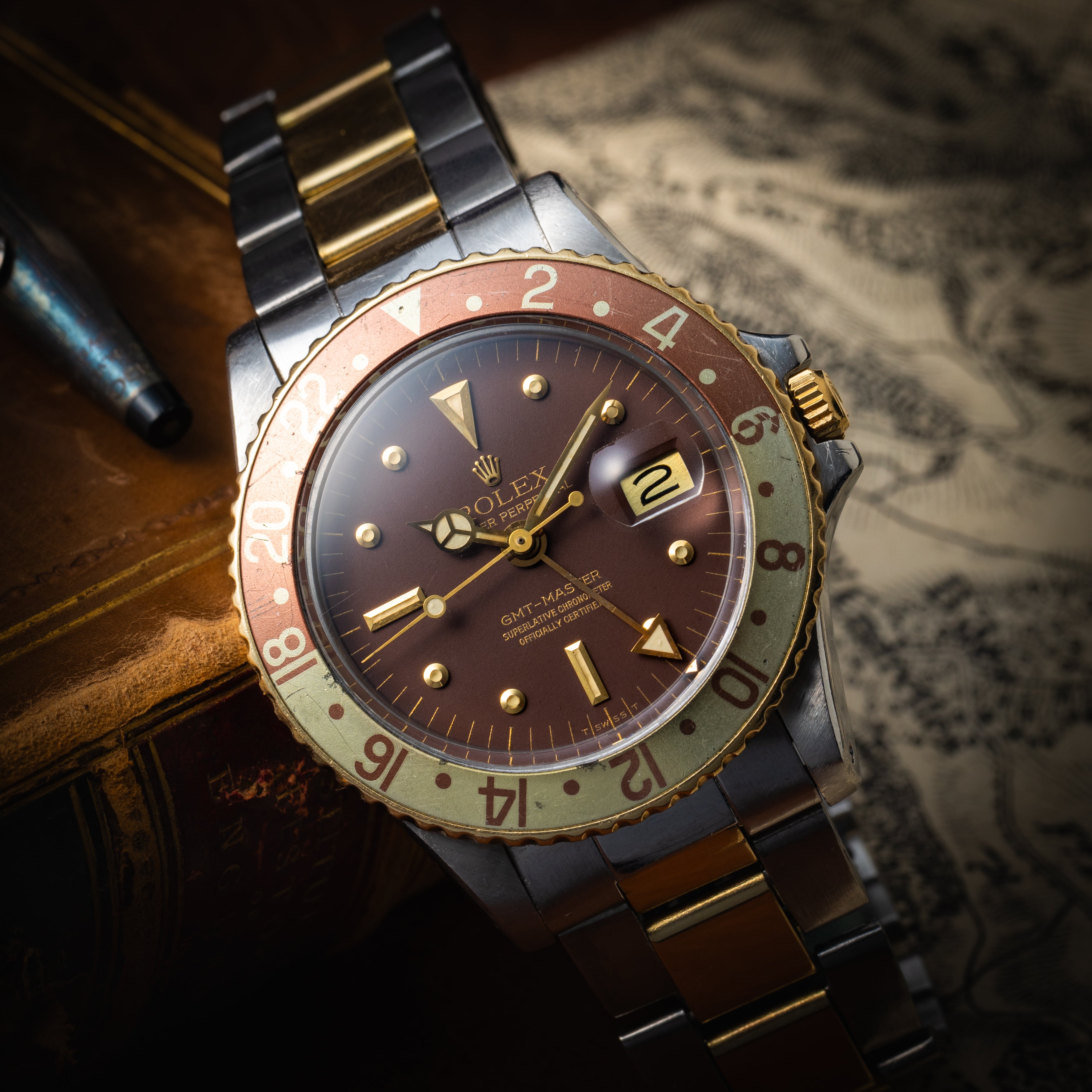 ロレックス GMTマスター 1972年製 茶ツボ Ref.1675