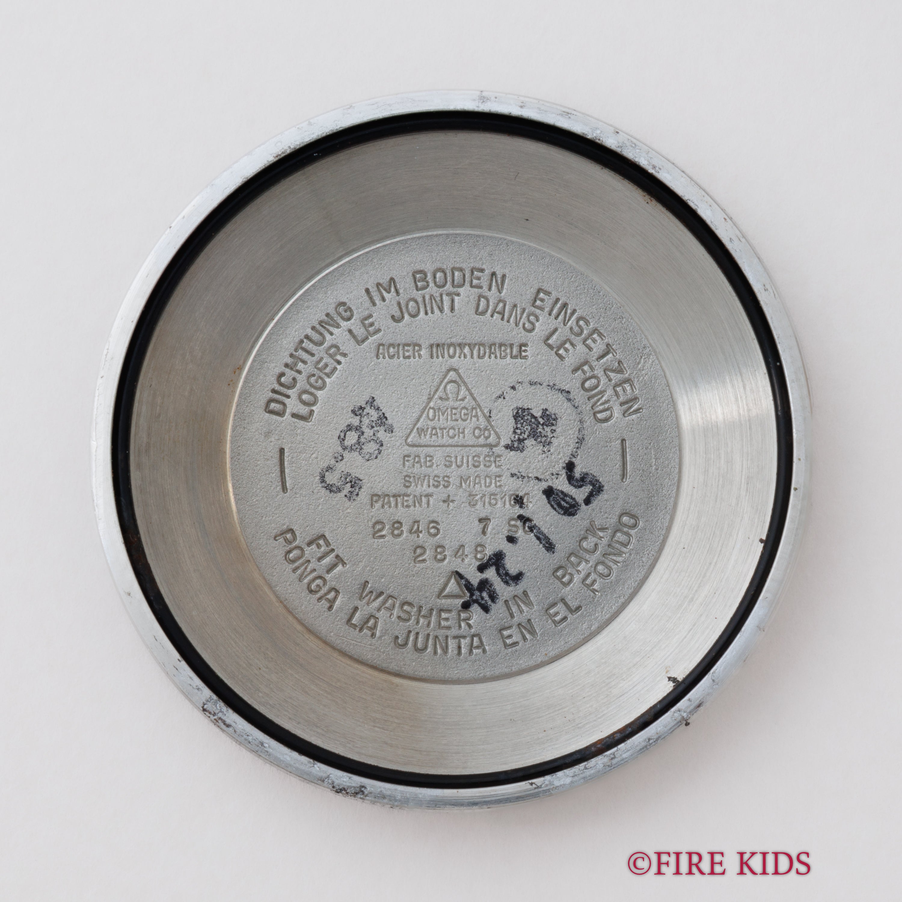 オメガ シーマスター 1956年製 トップゴールドケース 全回転ローター自動巻 Cal.501 ツートン飛びアラビアダイヤル