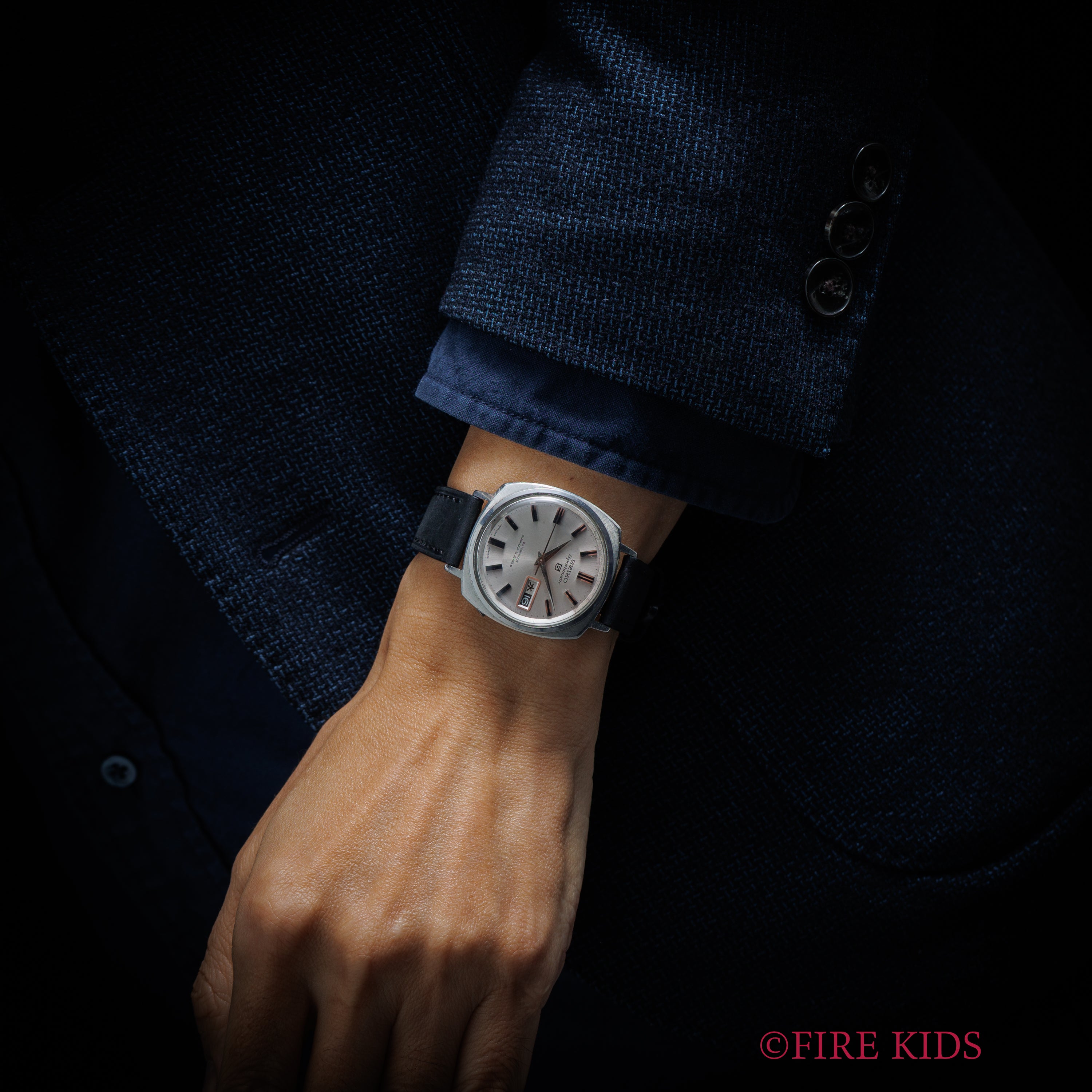 セイコー 5スポーツマチック クッション型ケースRef.6619-8190 イルカマーク 自動巻 Cal.410