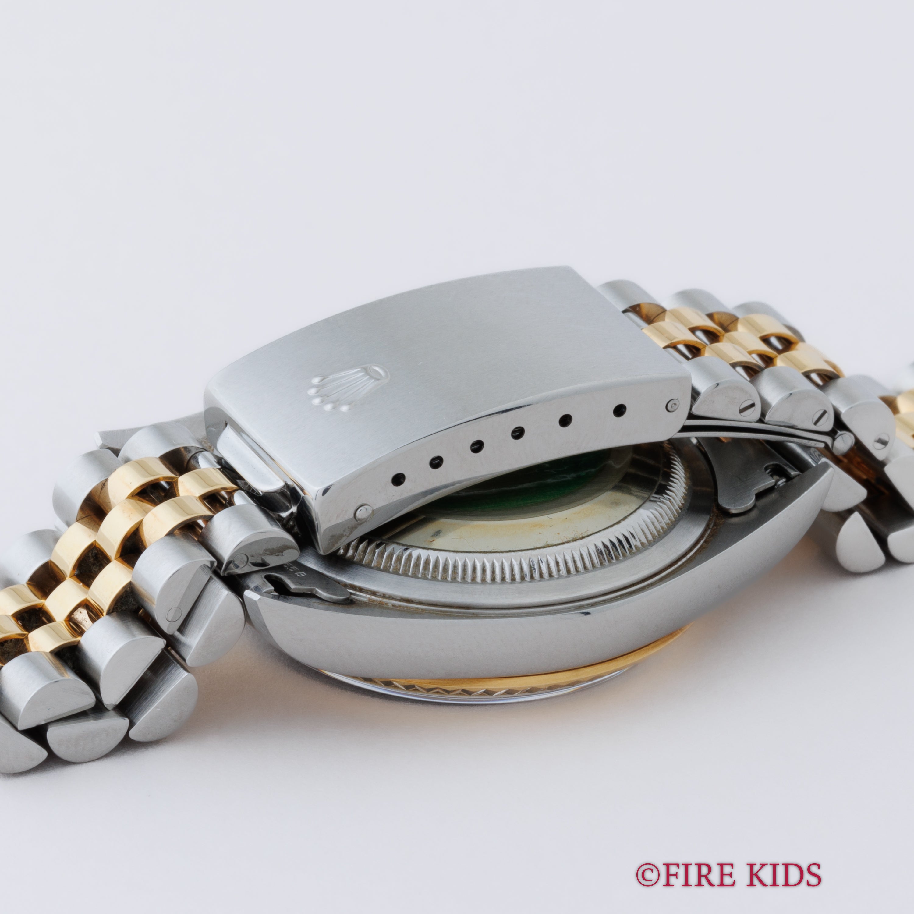 ロレックス デイトジャスト 2002年製 Ref.16233 2BR コンビ オニキス2Pダイヤダイヤル ギャラ付