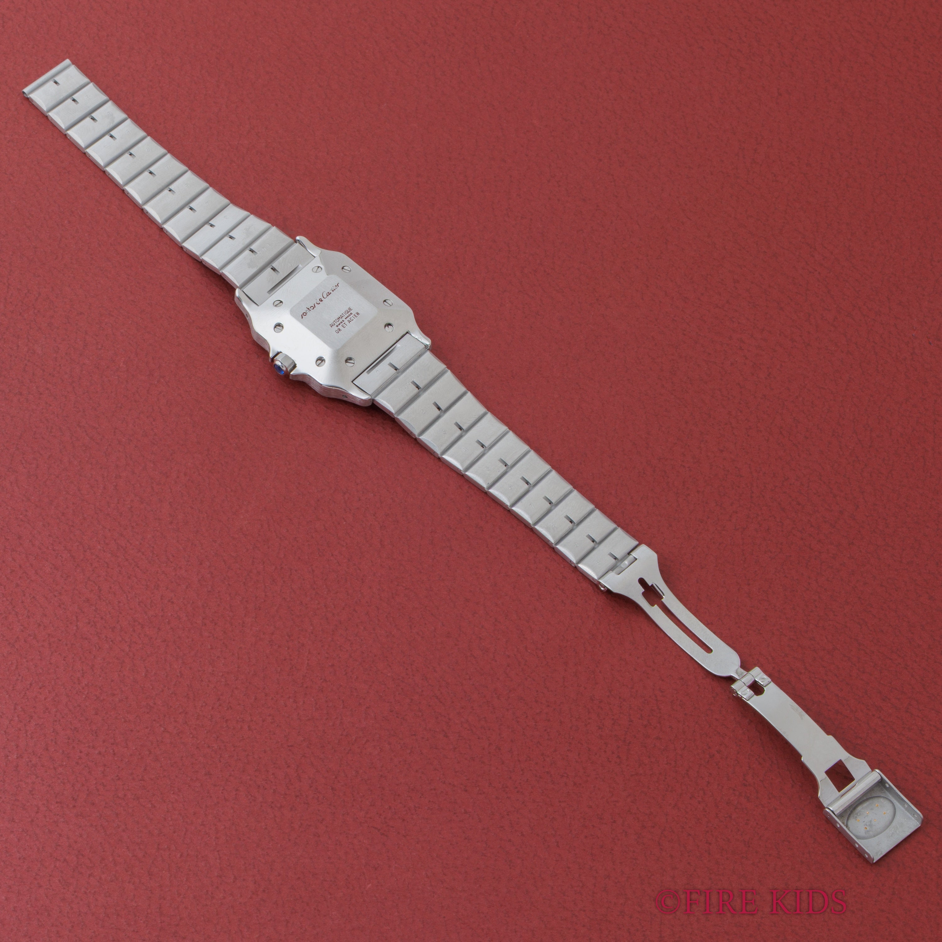 カルティエ サントス LMサイズ コンビ 1980年代製 自動巻き ホワイトローマンダイヤル