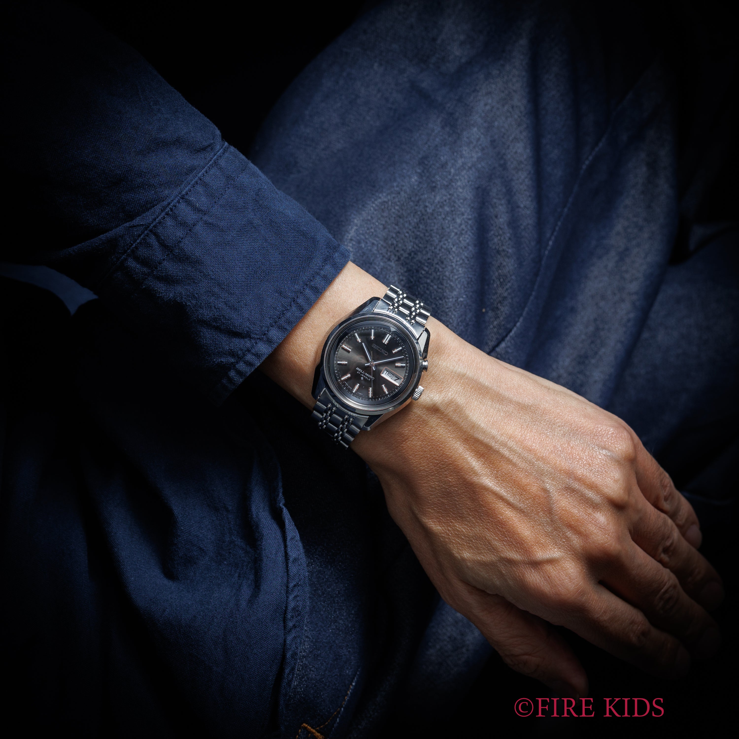 セイコー 1975年製 ベルマチック グレーダイヤル Ref.4006-7012 自動巻 純正ブレス