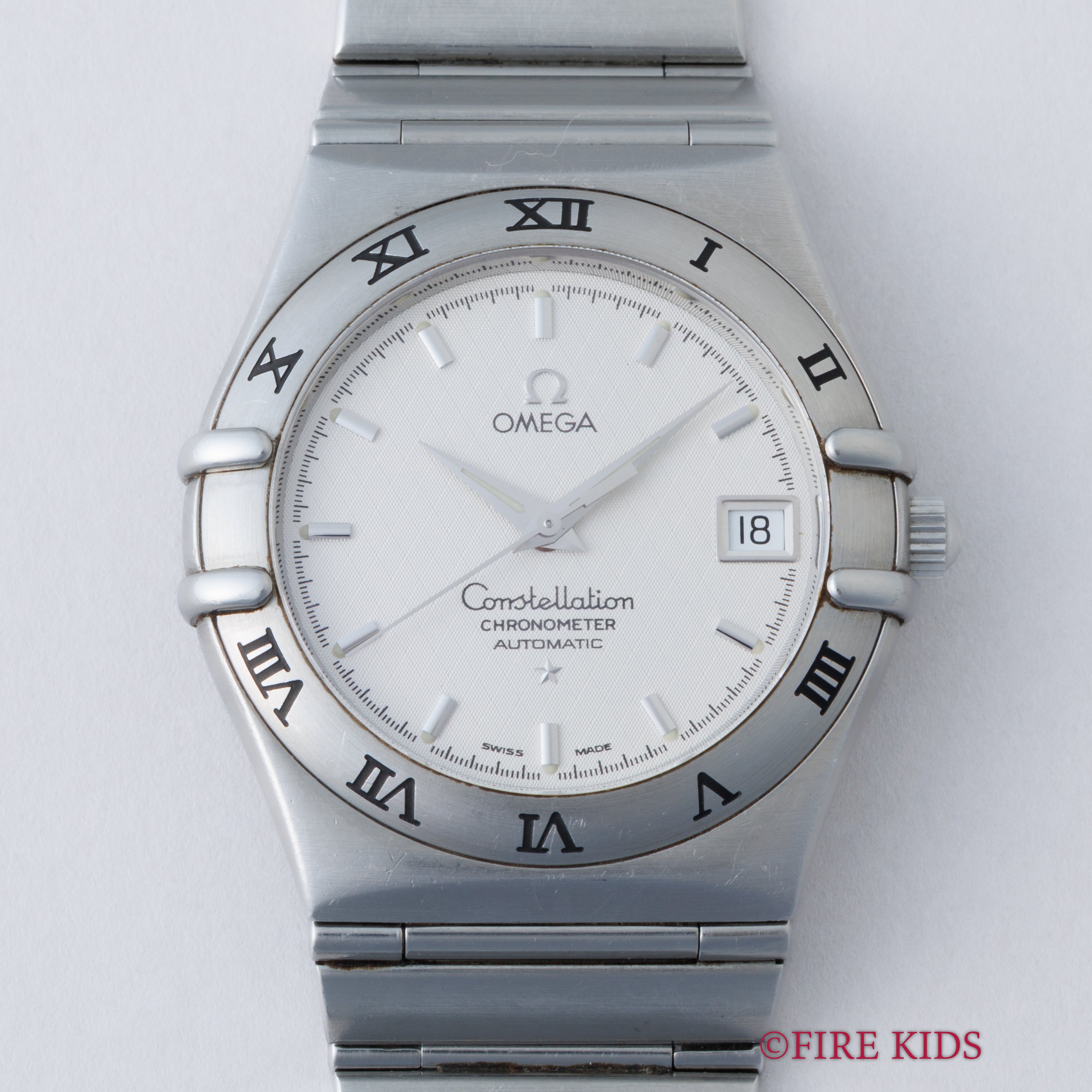 オメガ コンステレーション Ref.368.1201 1999年製 ホワイトダイヤル 自動巻クロノメーター マンハッタン インテグレートブレス